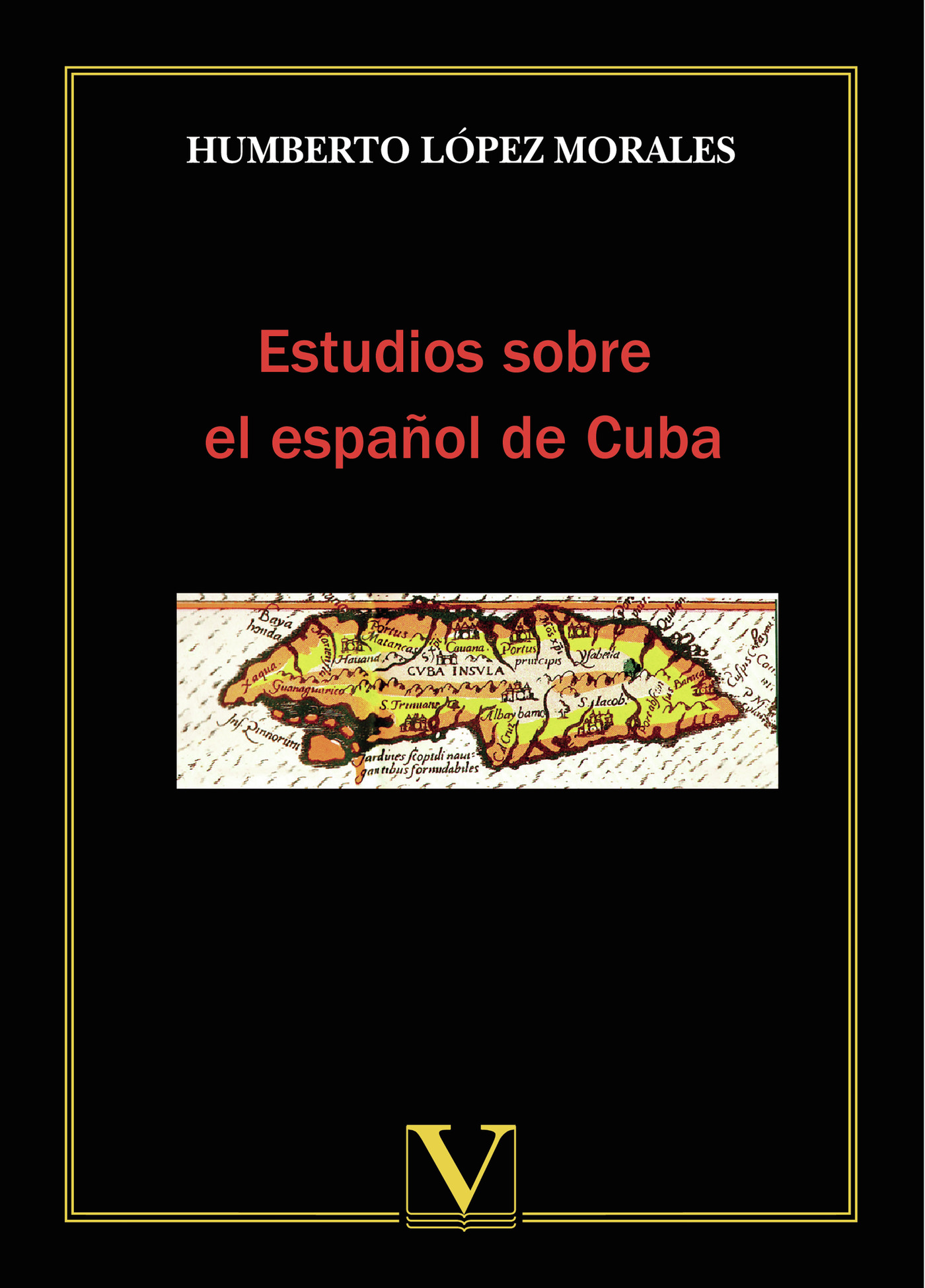 Portada de Estudios sobre el español de Cuba