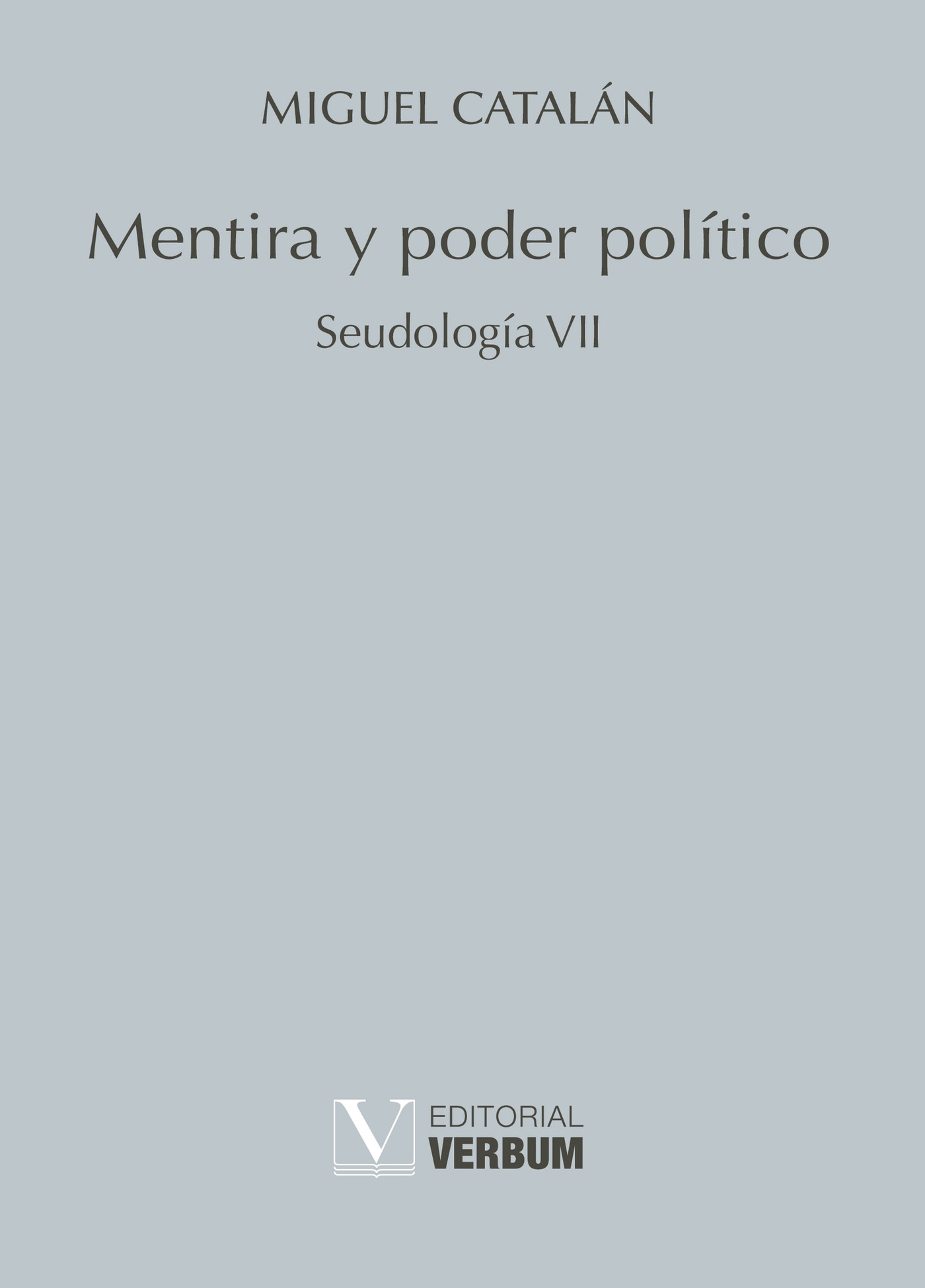 Portada de Mentira y poder político