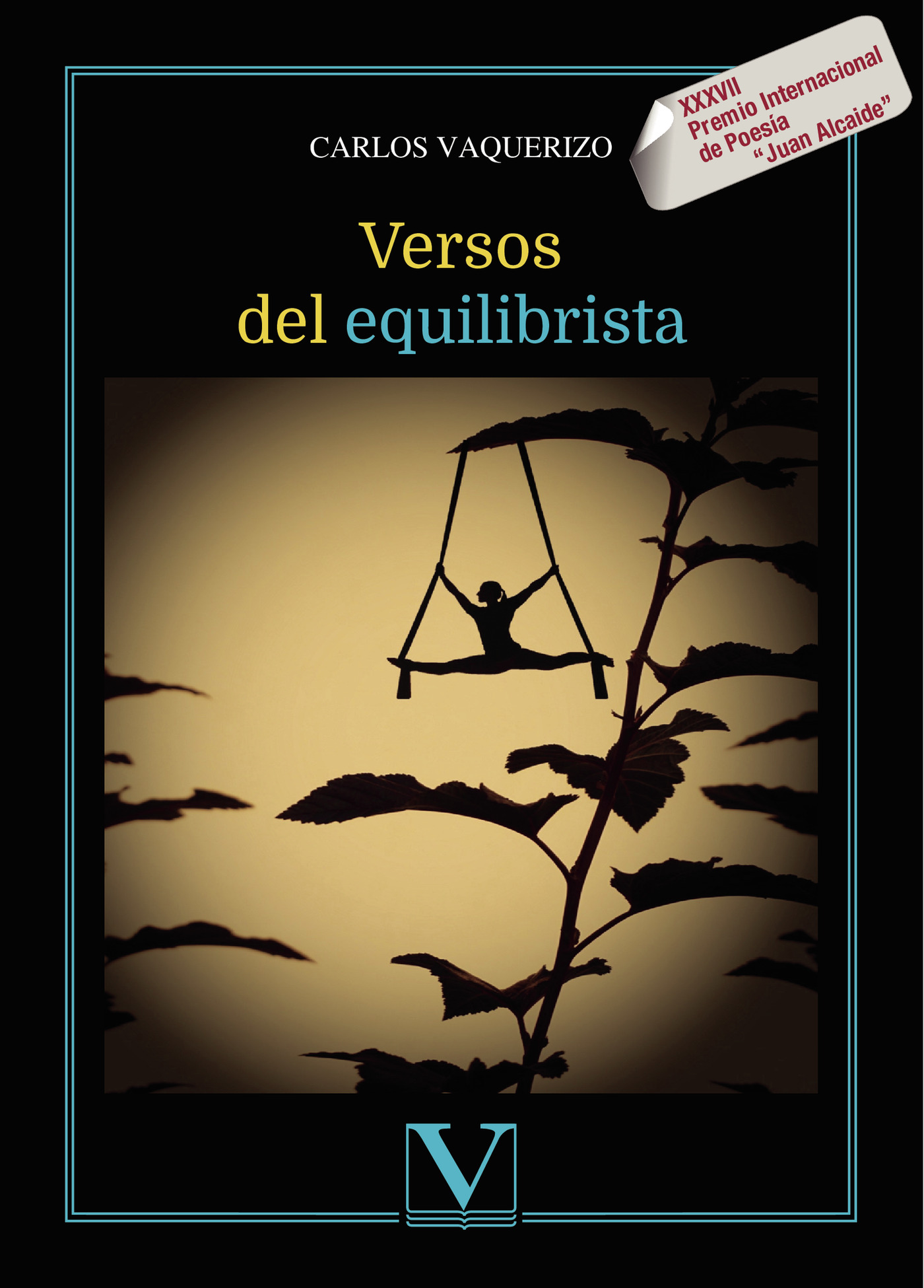 Portada de Versos del equilibrista · Carlos Vaquerizo