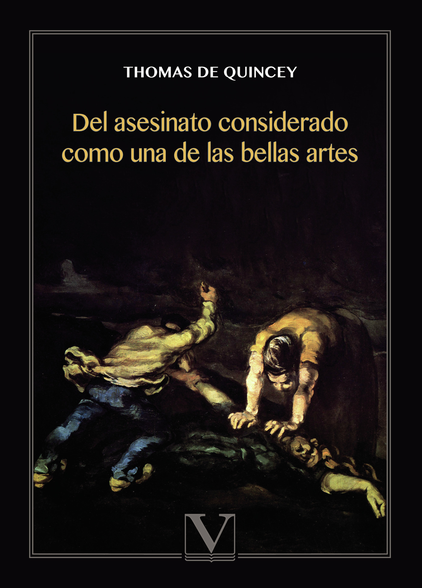 Portada de Del asesinato considerado como una de las bellas artes