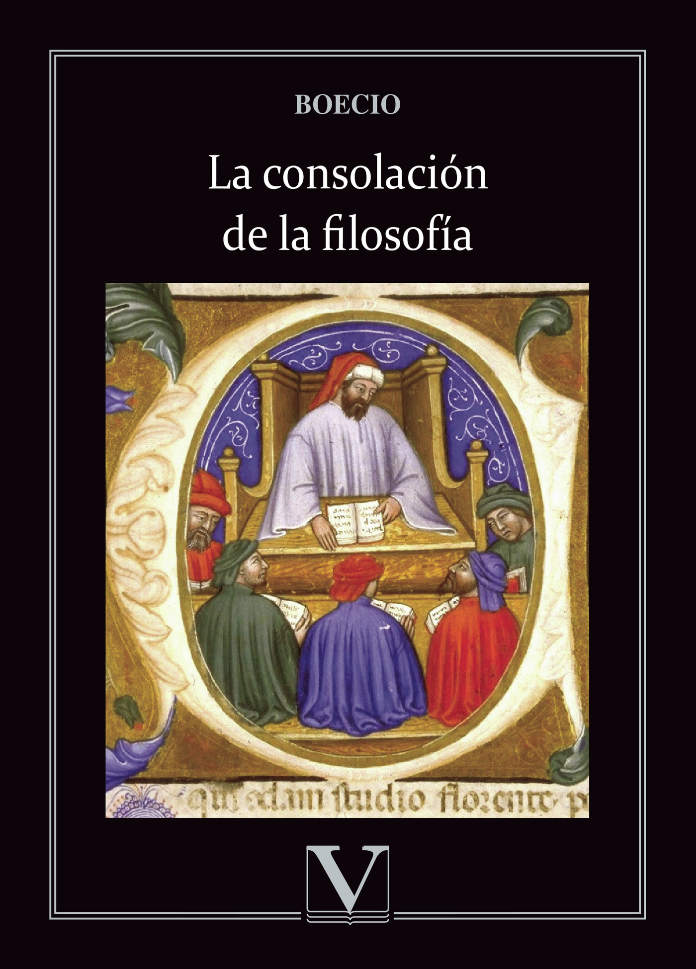 Portada de La consolación de la filosofía