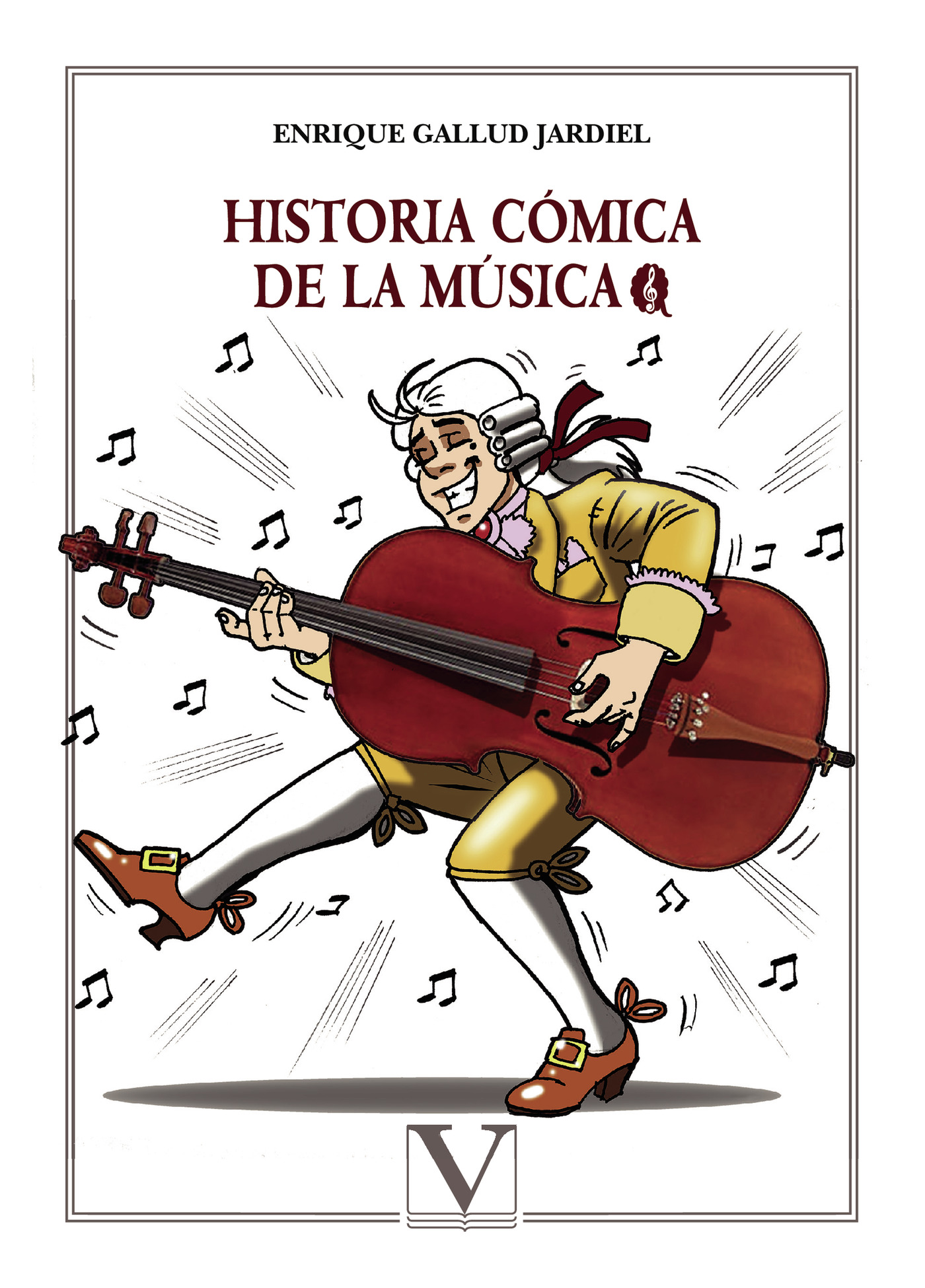 Portada de Historia cómica de la música