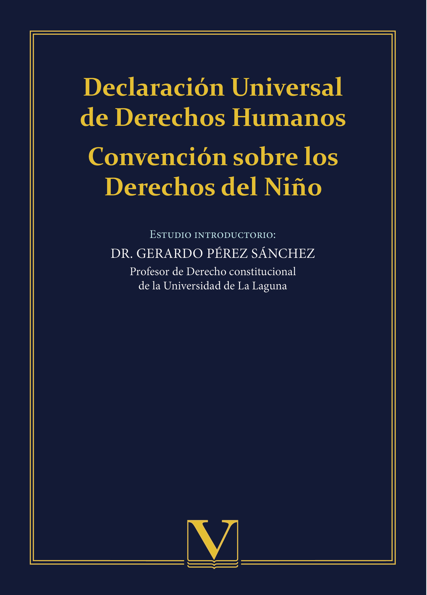 Portada de Declaración Universal de Derechos Humanos