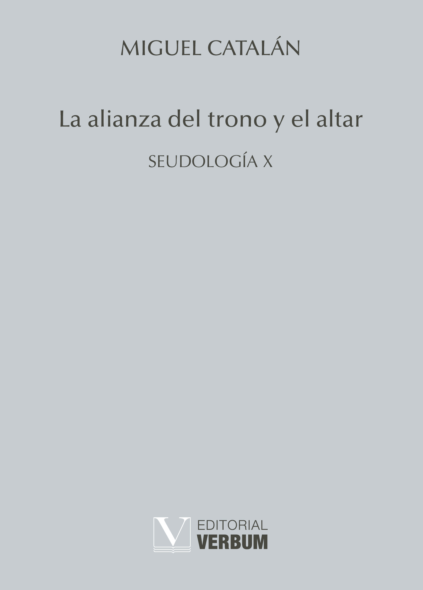 Portada de La alianza del trono y el altar