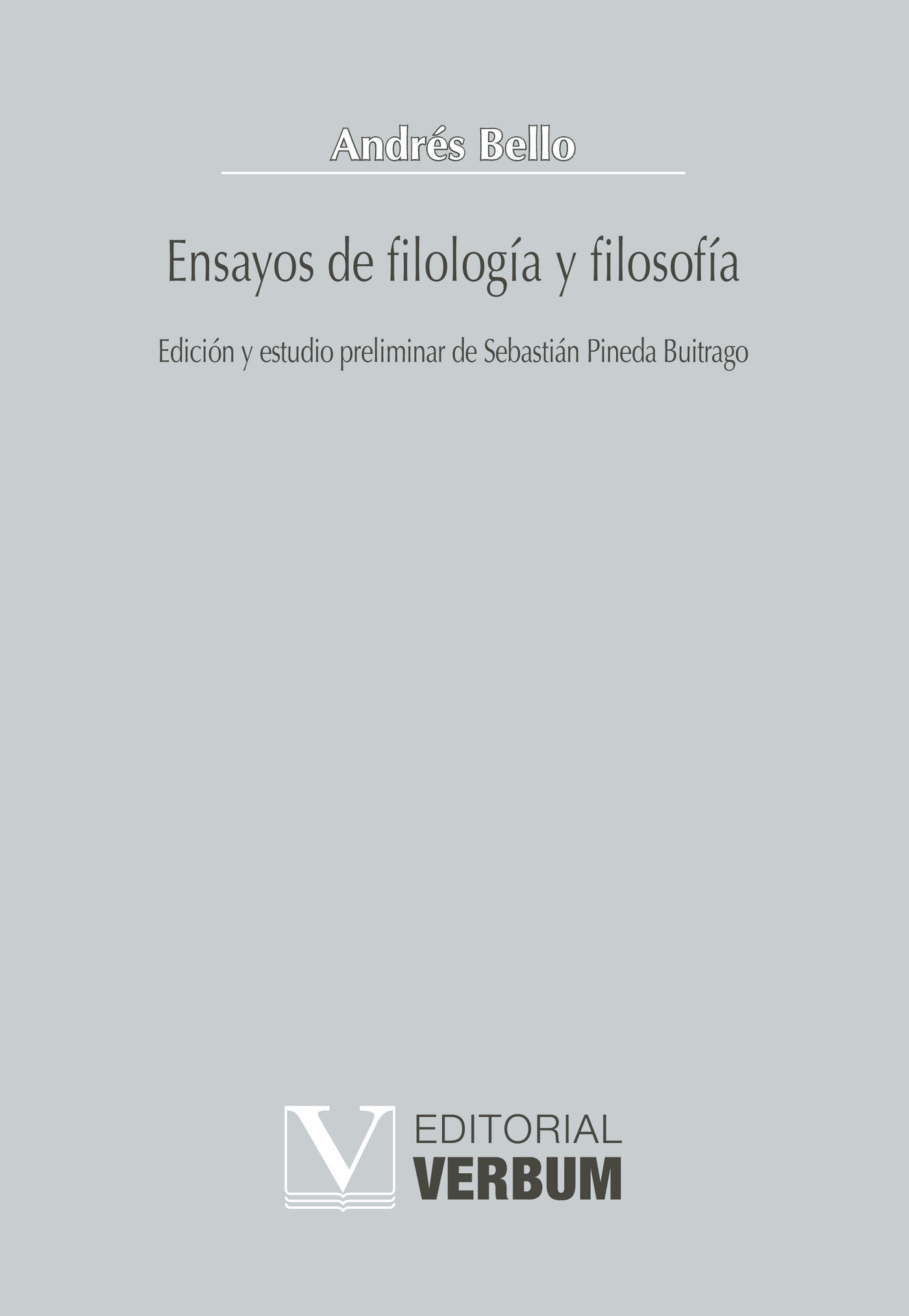 Portada de Ensayos de filología y filosofía · Sebastián Pineda Buitrago