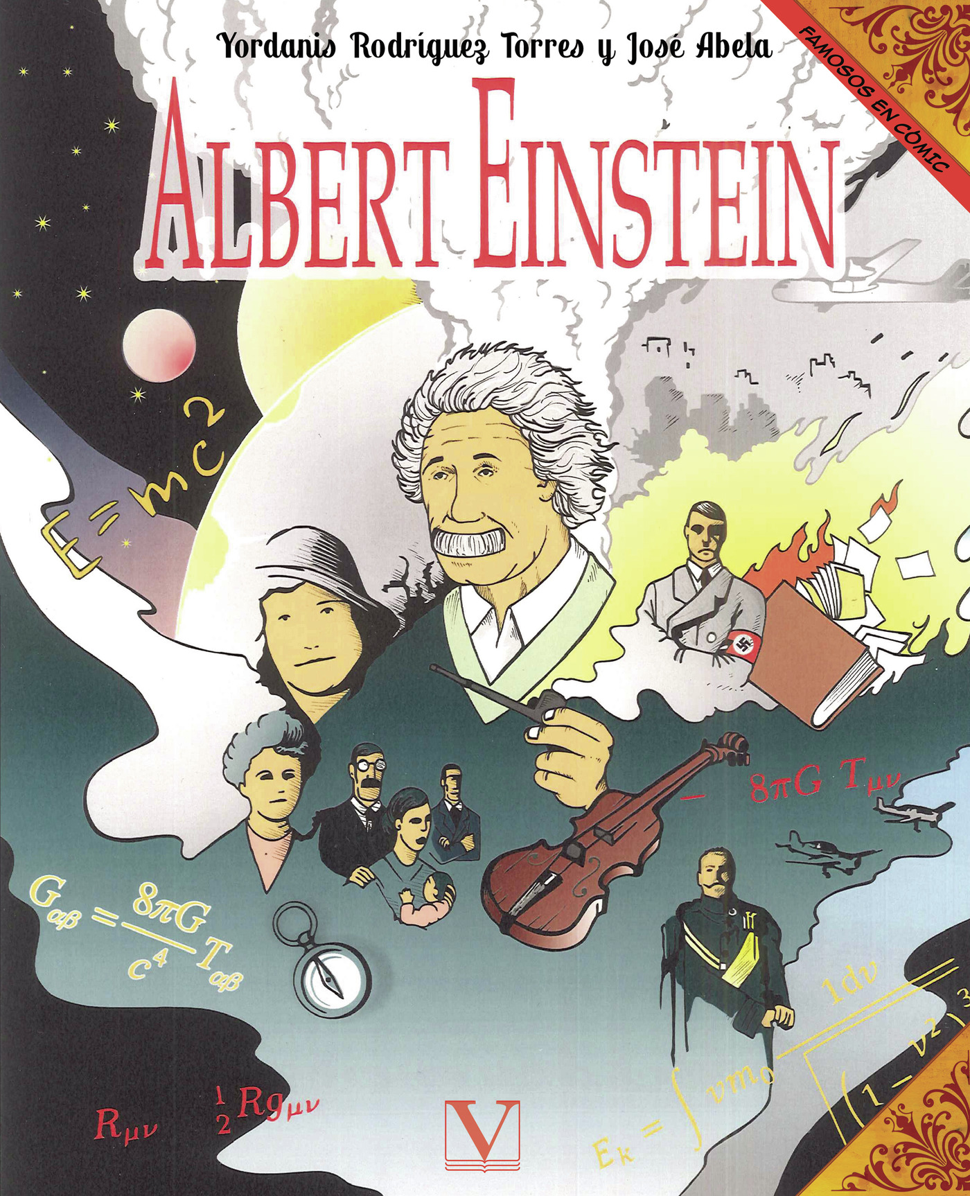 Portada de Albert Einstein (Cómic) · José Abela
