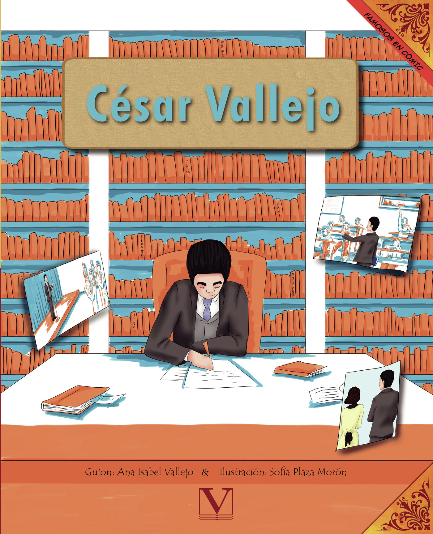 Portada de César Vallejo (Cómic)