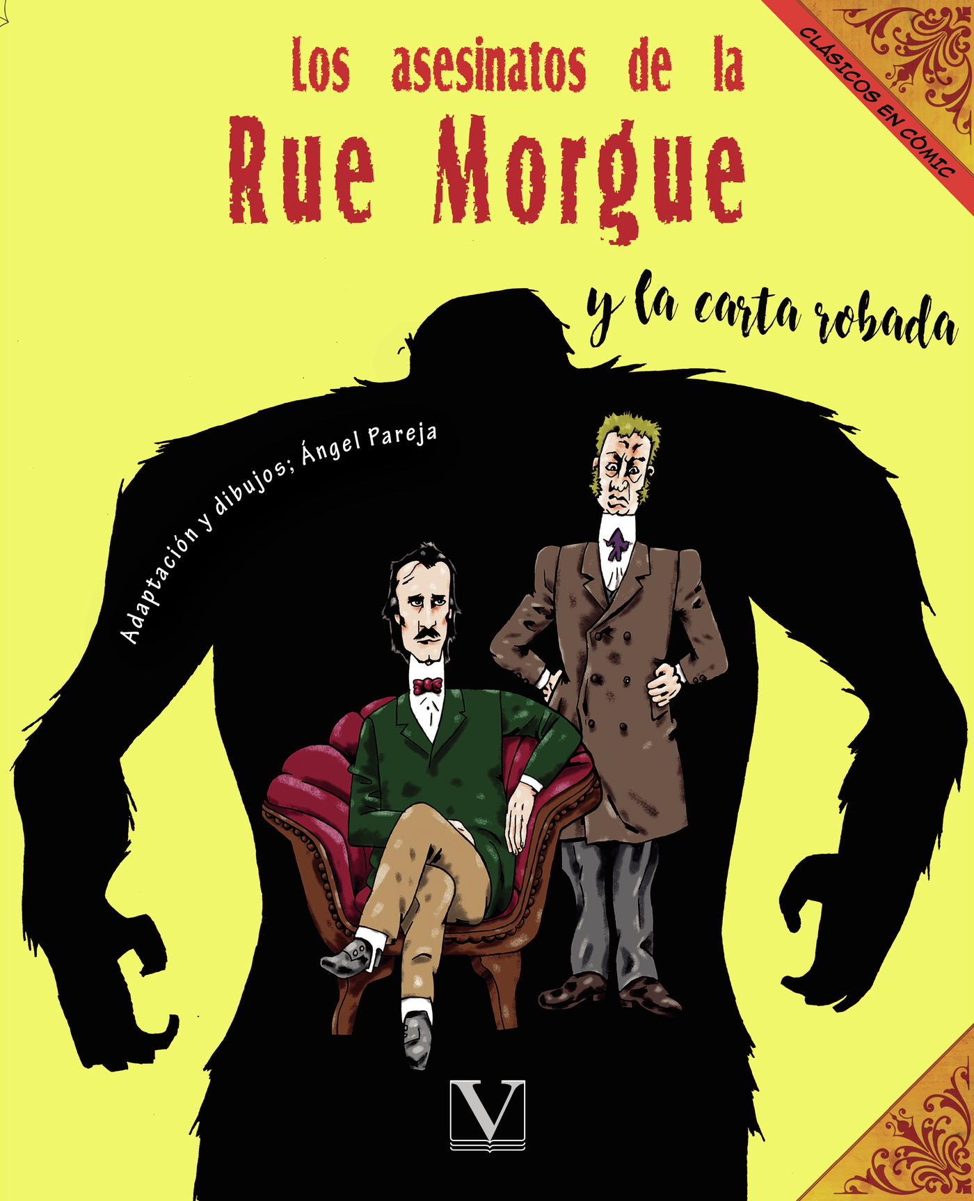 Portada de Los asesinatos de la Rue Morgue y la carta robada (Cómic)