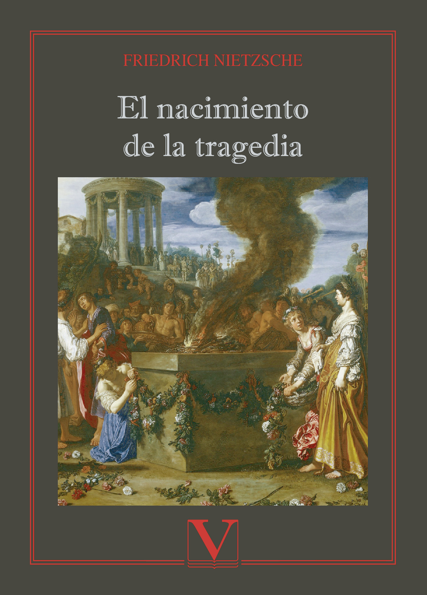 Portada de El nacimiento de la tragedia · Friedrich Nietzsche