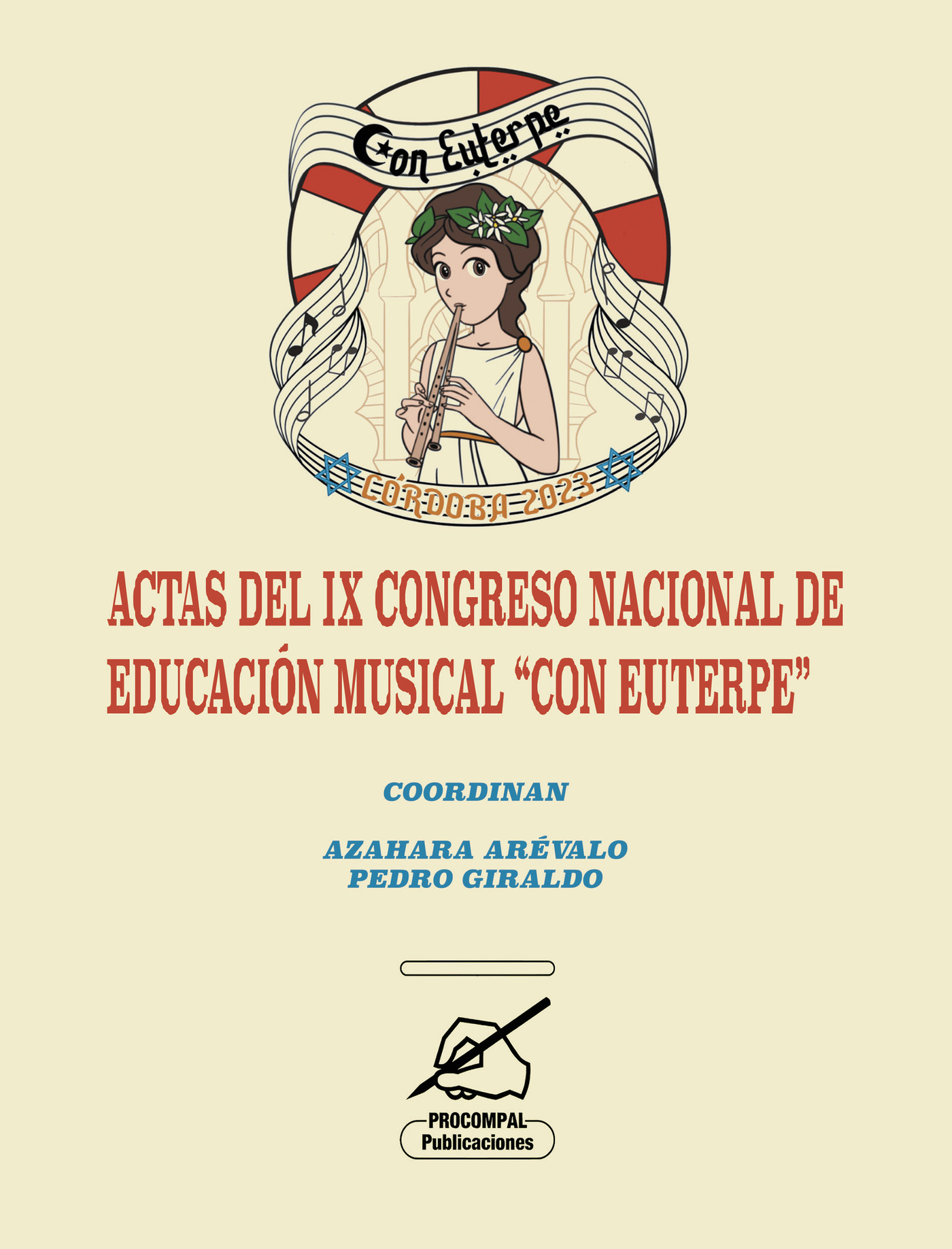 Portada de ACTAS DEL IX CONGRESO NACIONAL DE EDUCACIÓN MUSICAL CON EUTERPE
