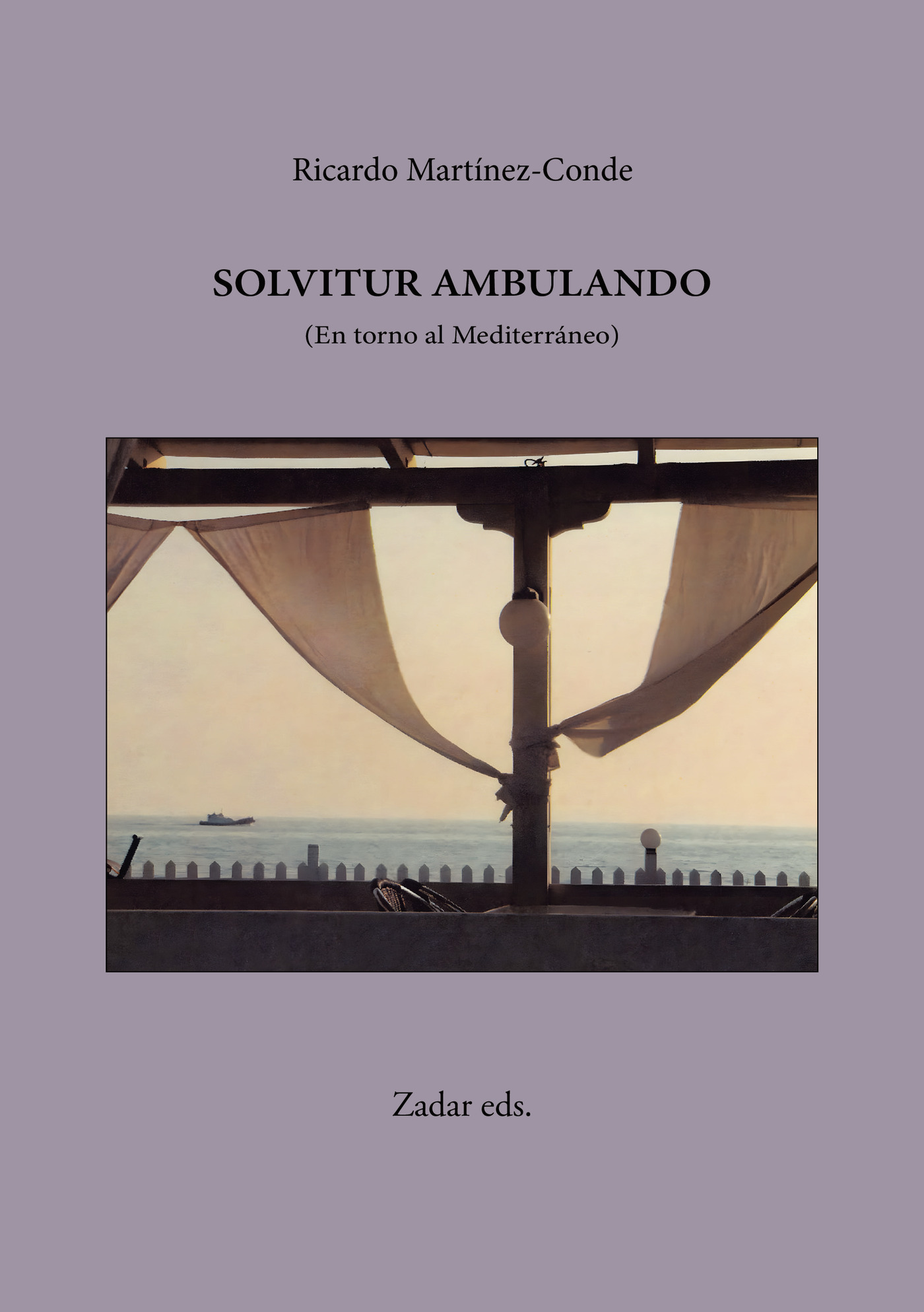 Portada de Solvitur ambulando · Editorial Zadar