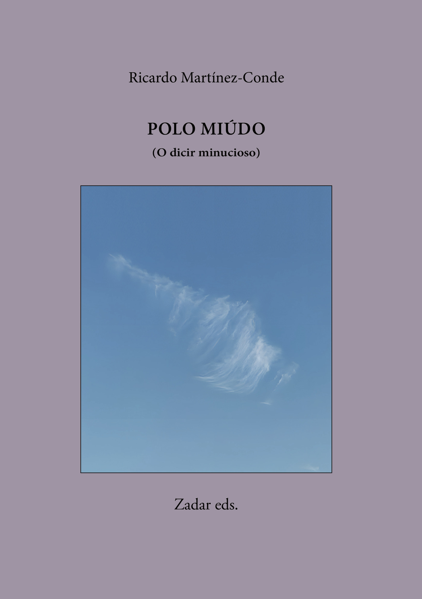 Portada de Polo miúdo
