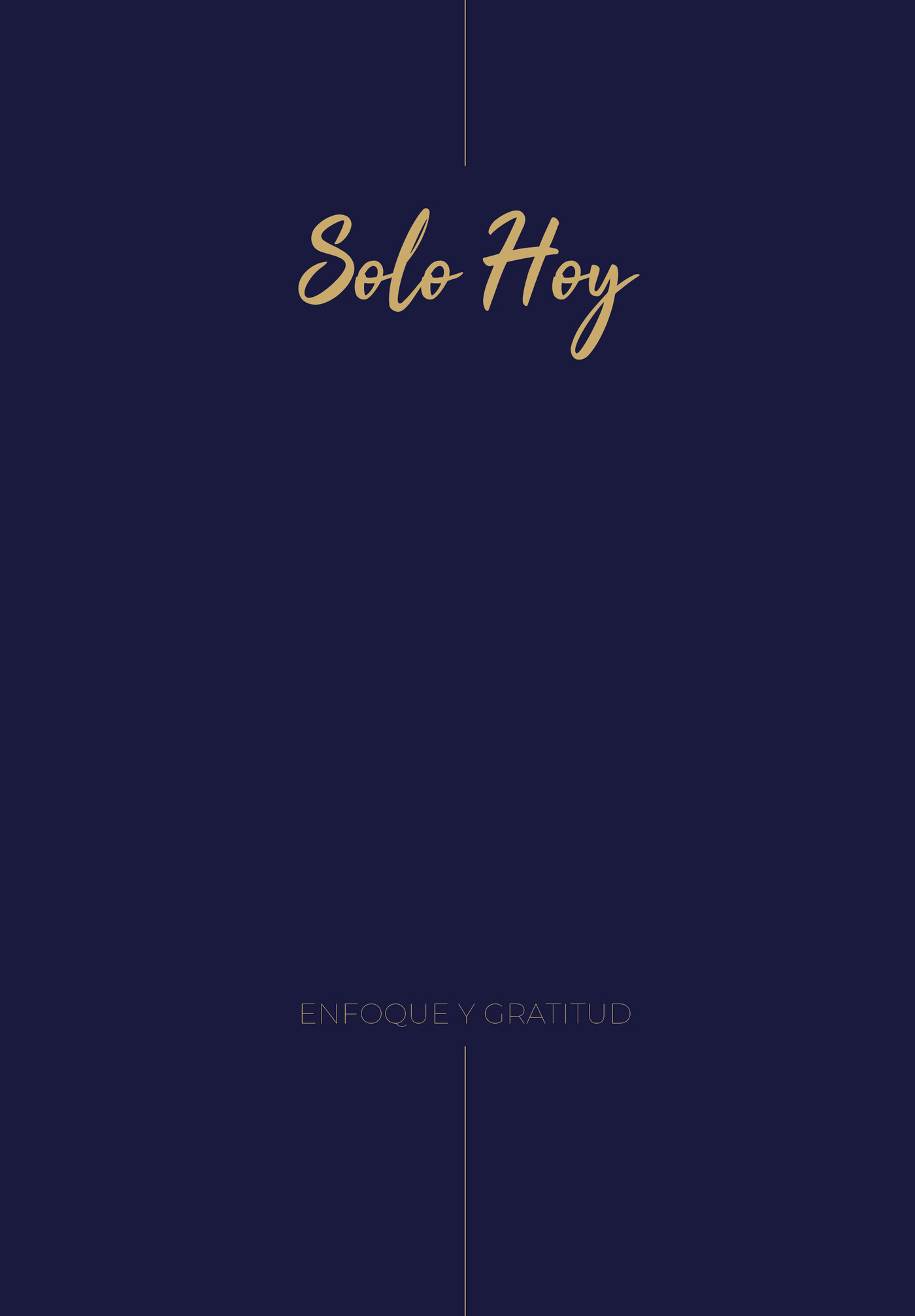 Portada de Solo hoy