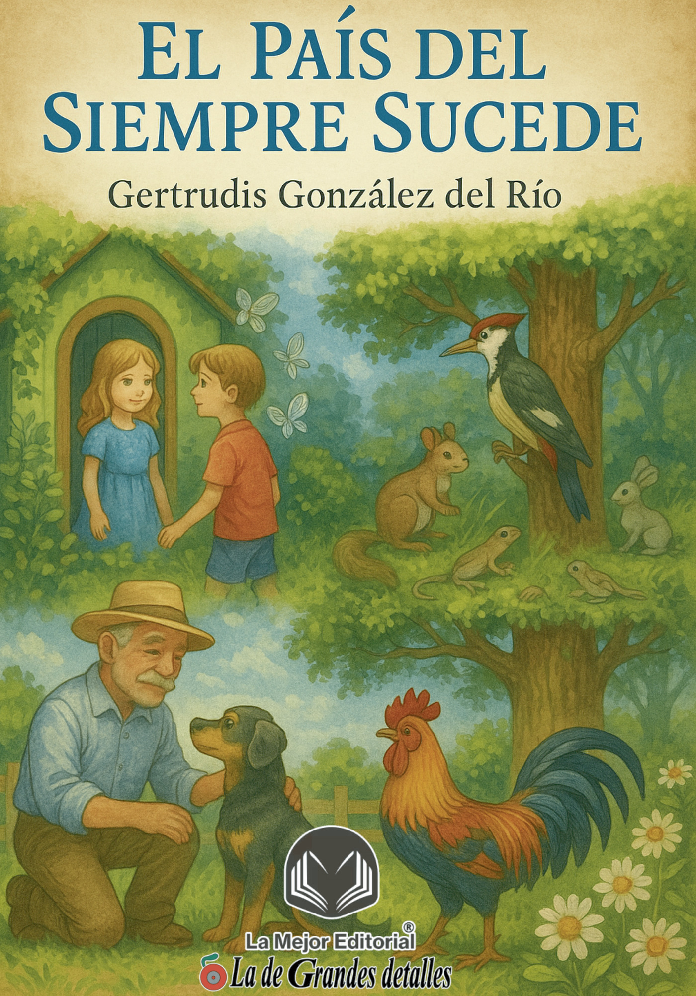 Portada de El país del siempre sucede · Gertrudis González del Río
