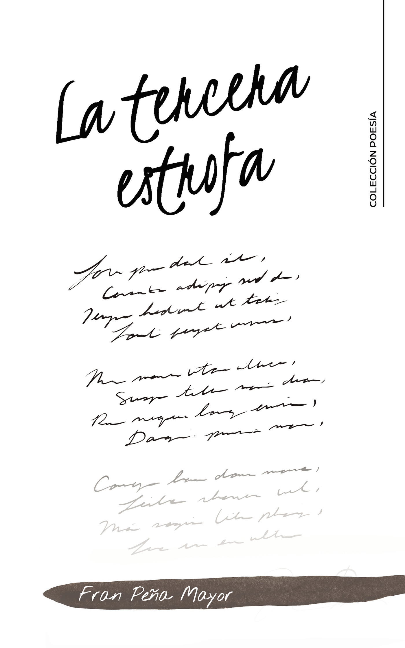 Portada de La tercera estrofa
