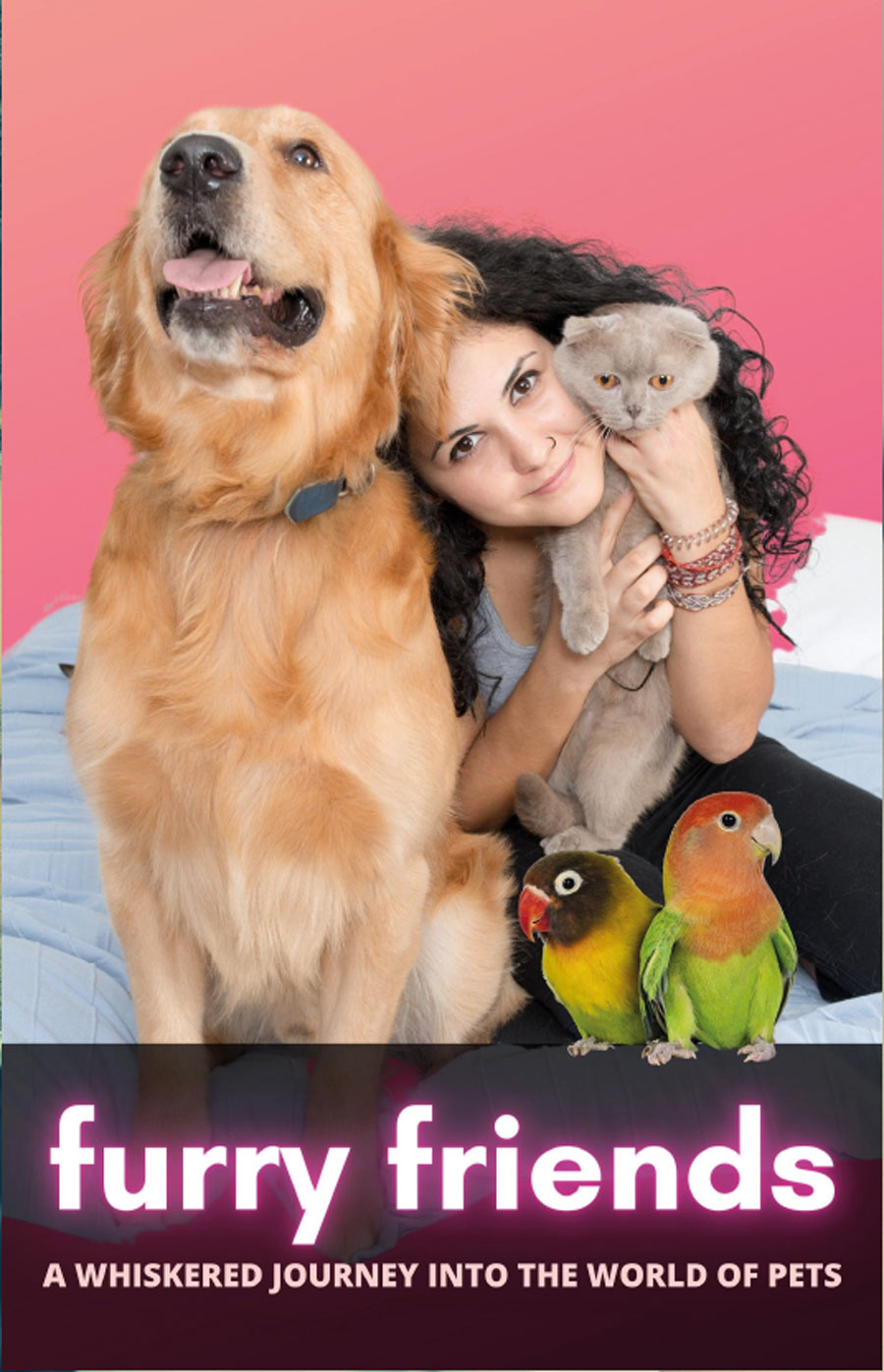 Portada de Furry Friends: A Whiskered Journey into the World of Pets