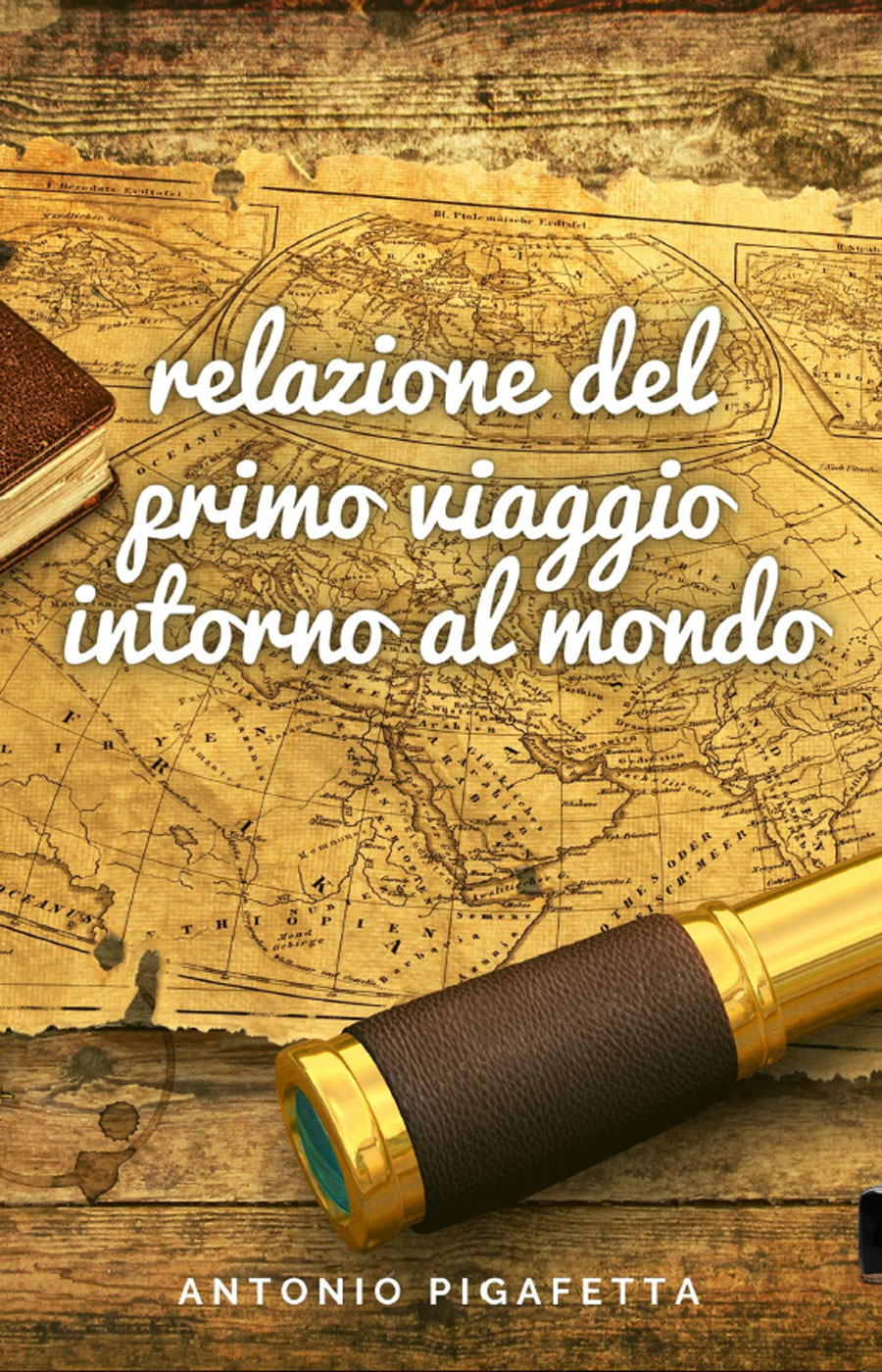 Portada de Relazione del primo viaggio intorno al mondo