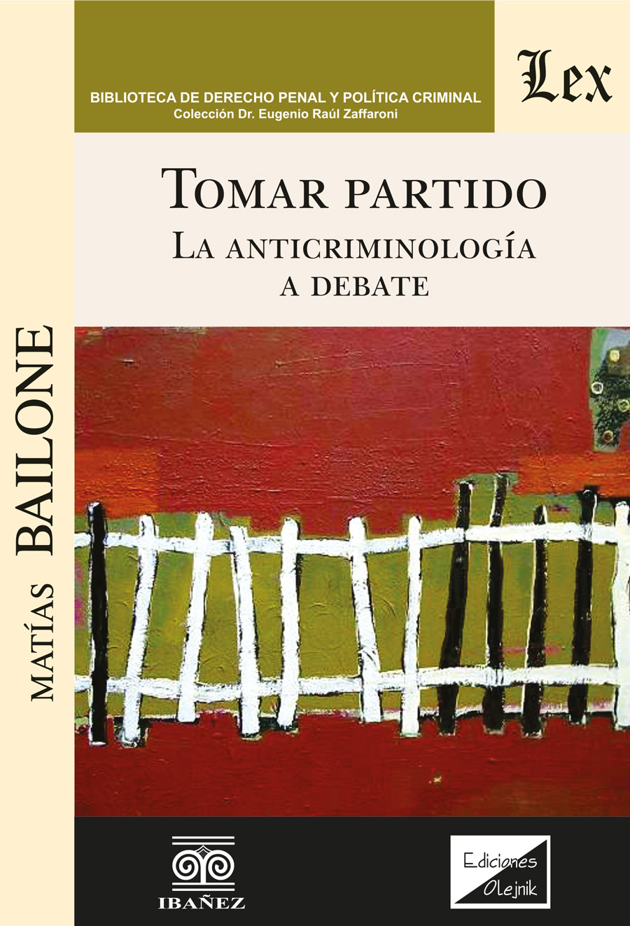Portada de Tomar partido · Matías Bailone