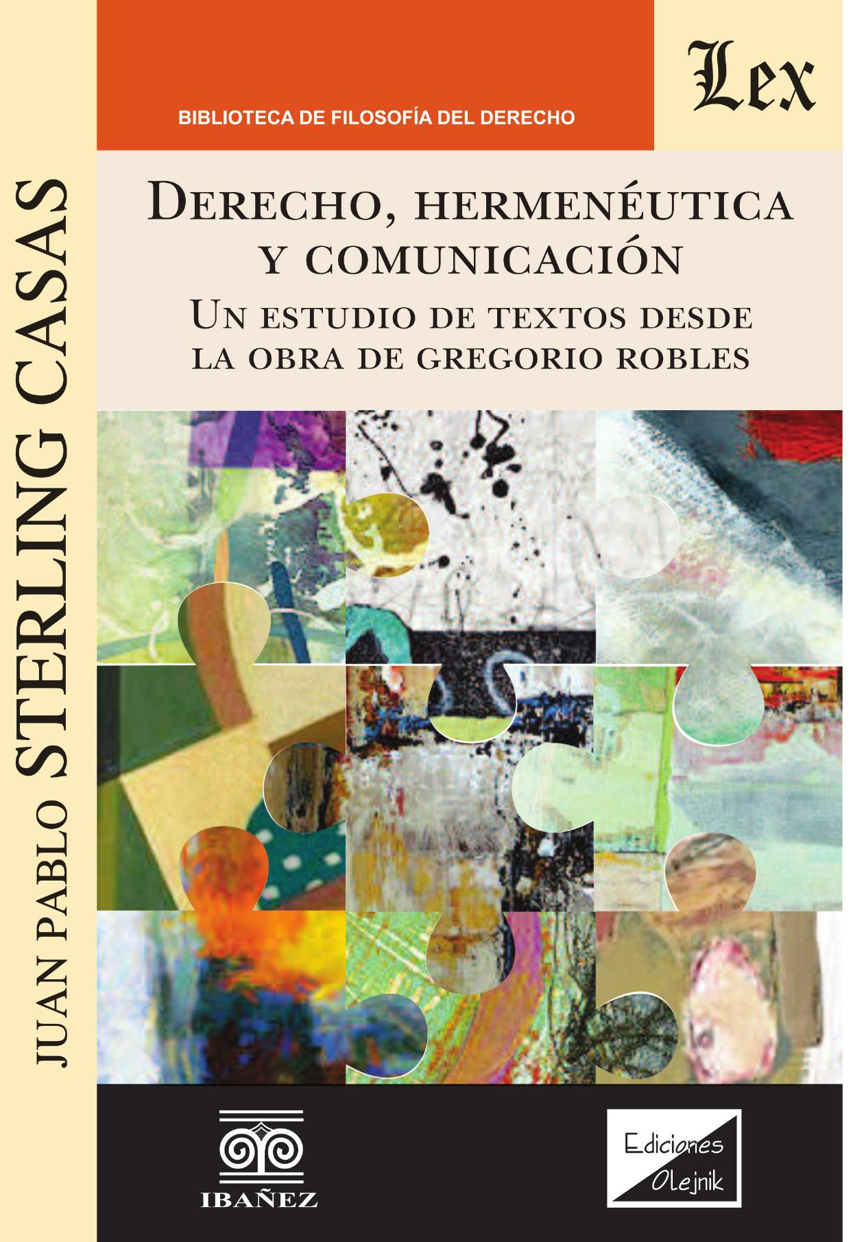 Portada de Derecho, Hermenéutica y comunicación