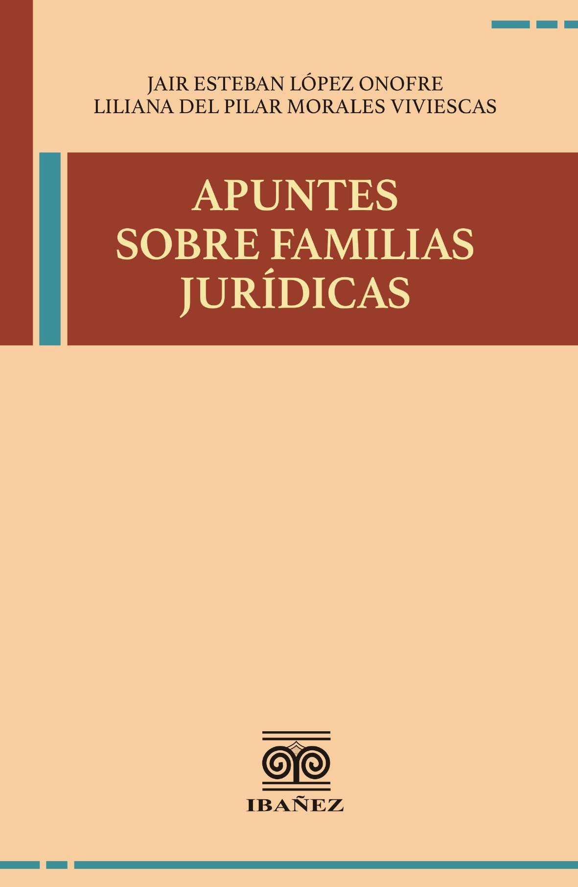 Portada de Apuntes sobre familias Jurídicas