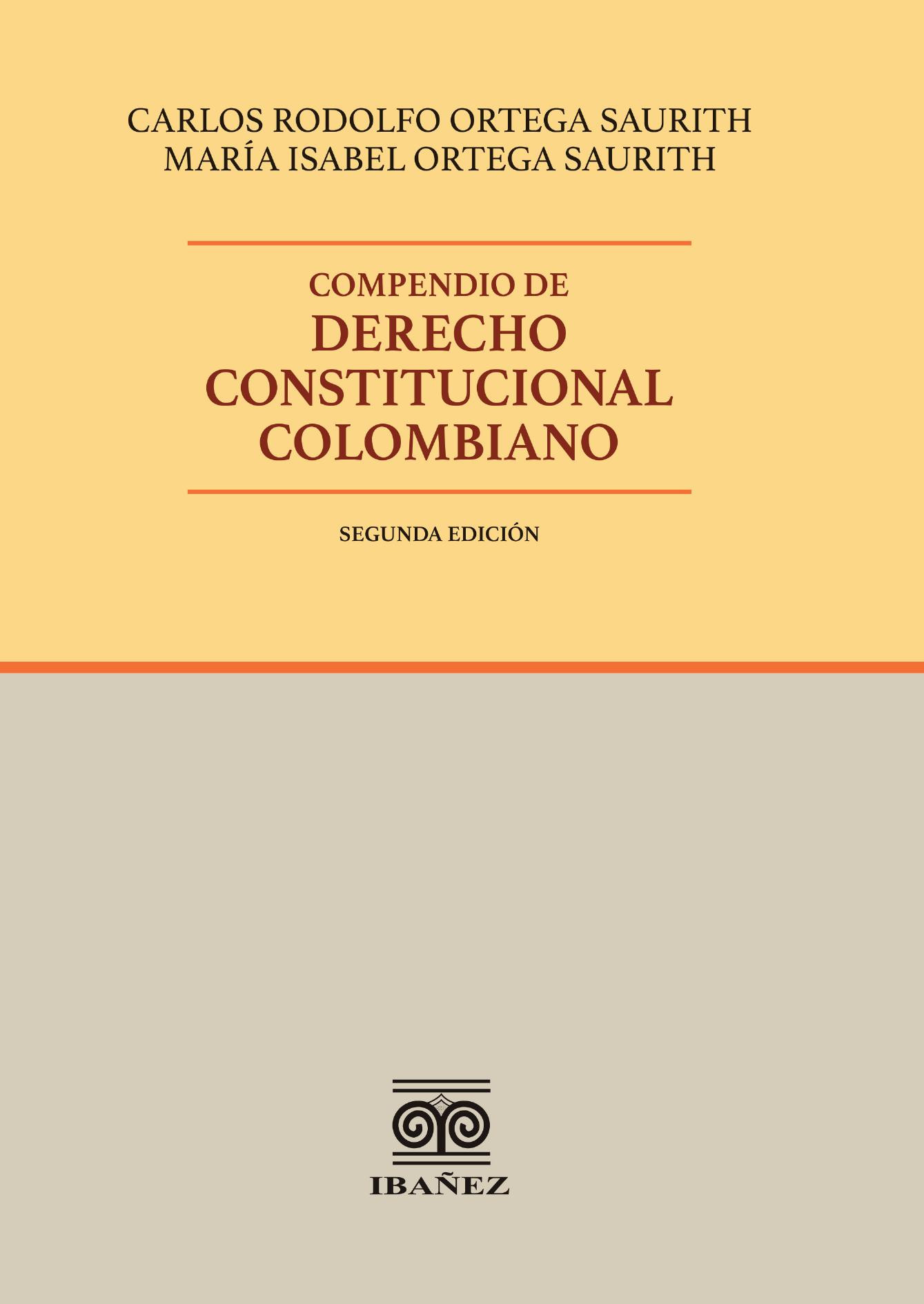 Portada de Compendio de Derecho constitucional colombiano