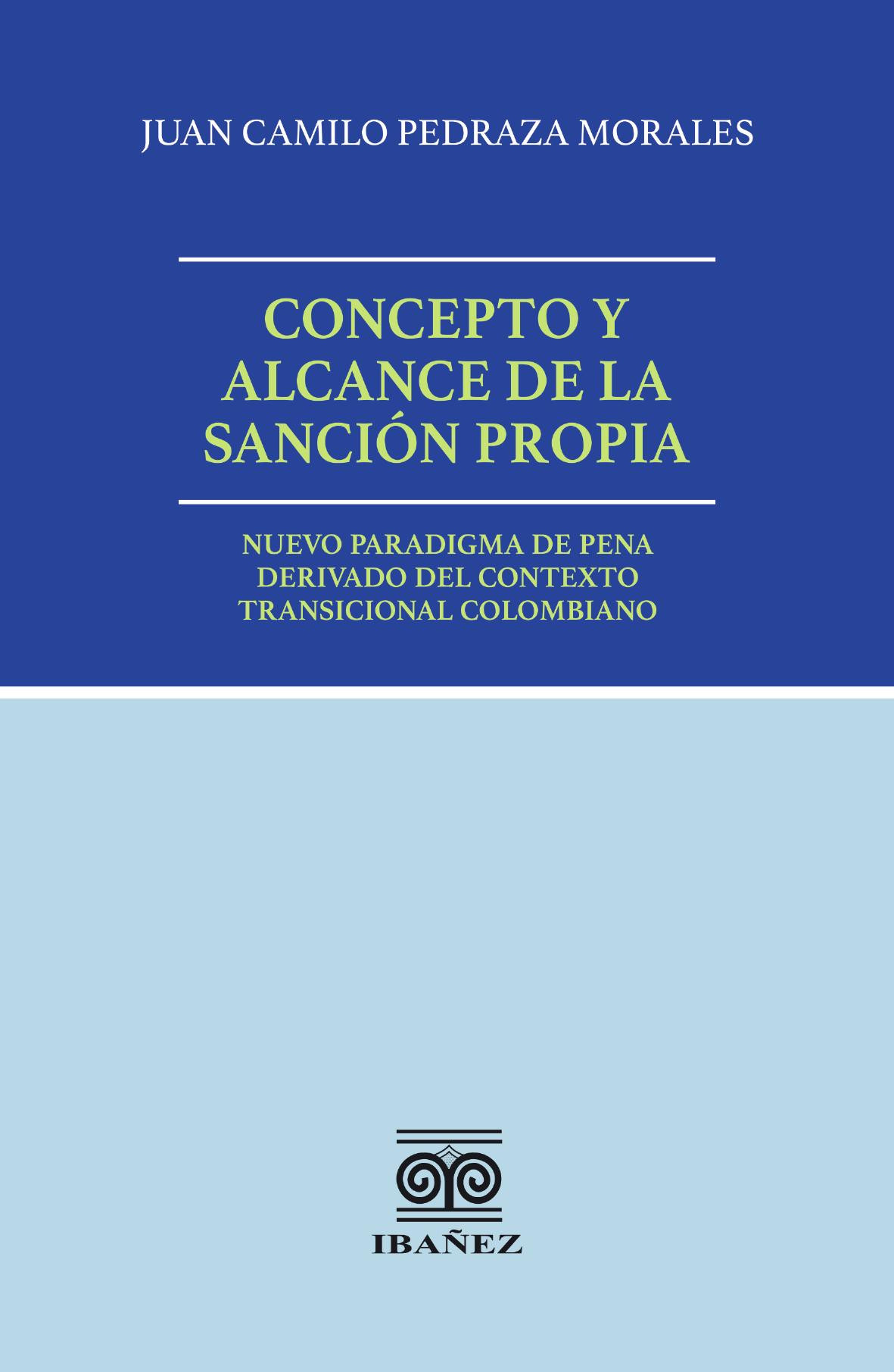 Portada de Concepto y alcance de la sanción propia