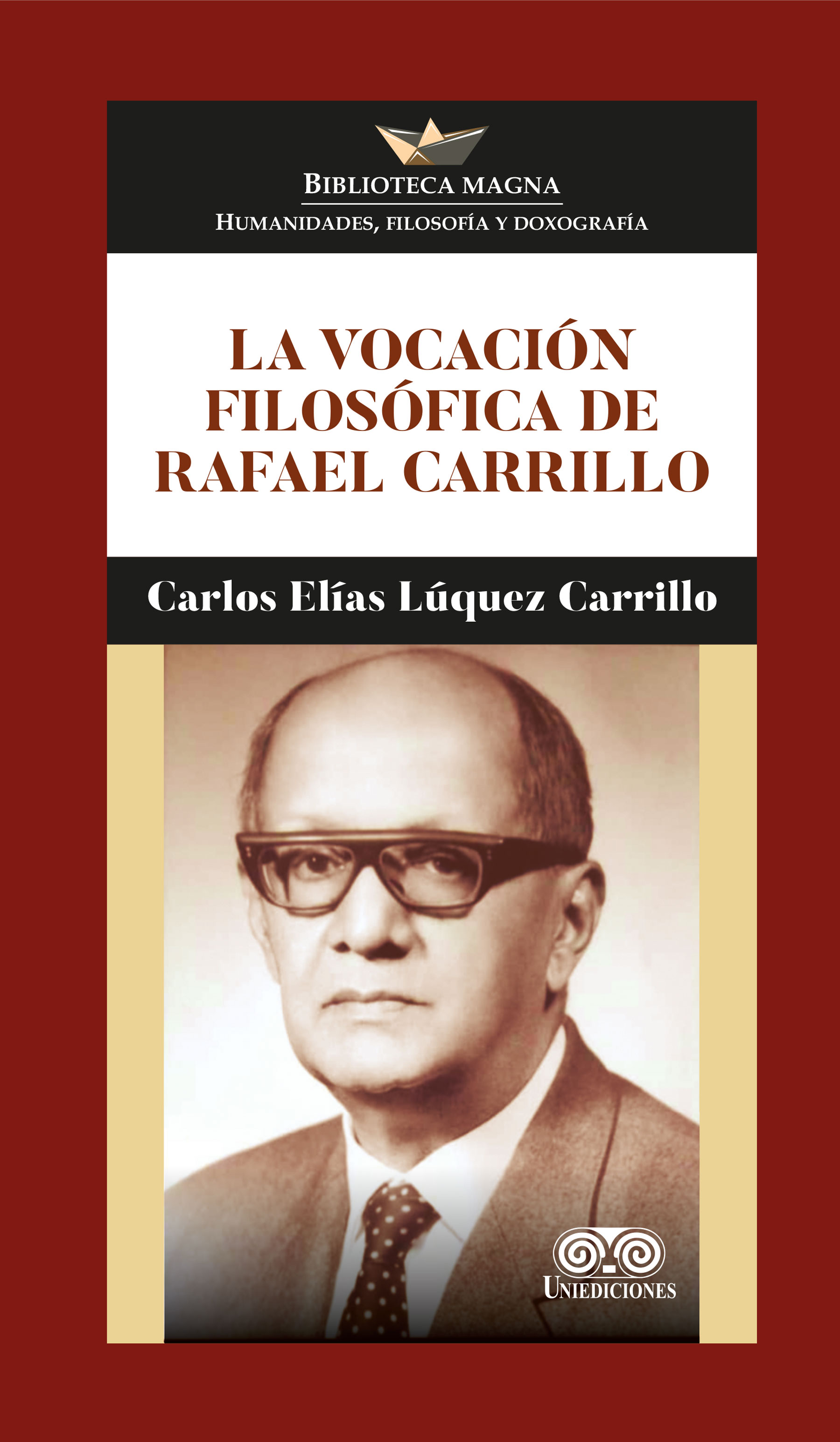 Portada de La vocación filosófica de Rafael Carrillo