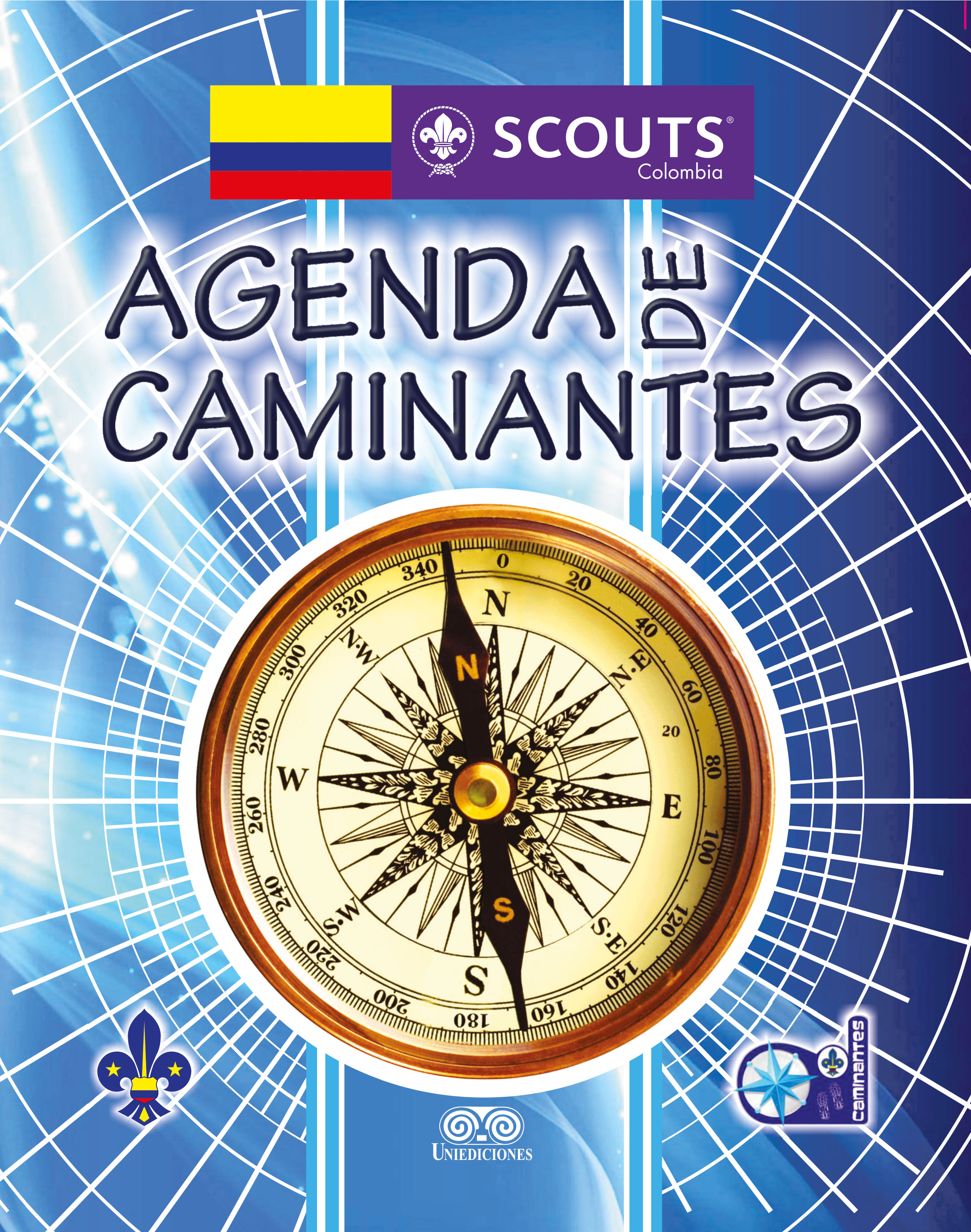 Portada de Agenda de caminantes · Asociación Scouts de Colombia