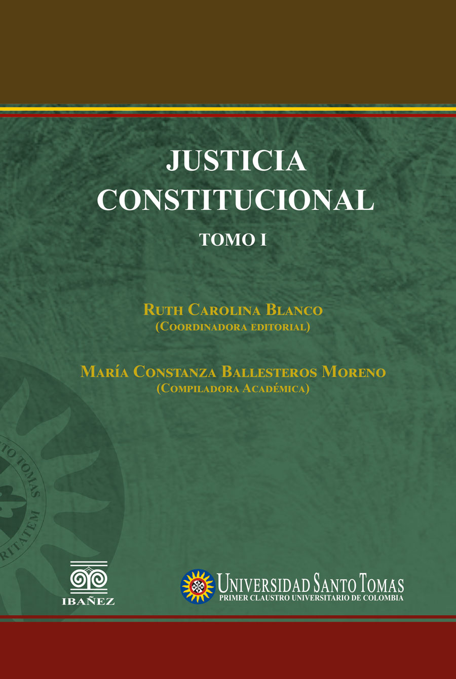 Portada de Justicia Constitucional. Tomo I · Ruth Carolina Blanco