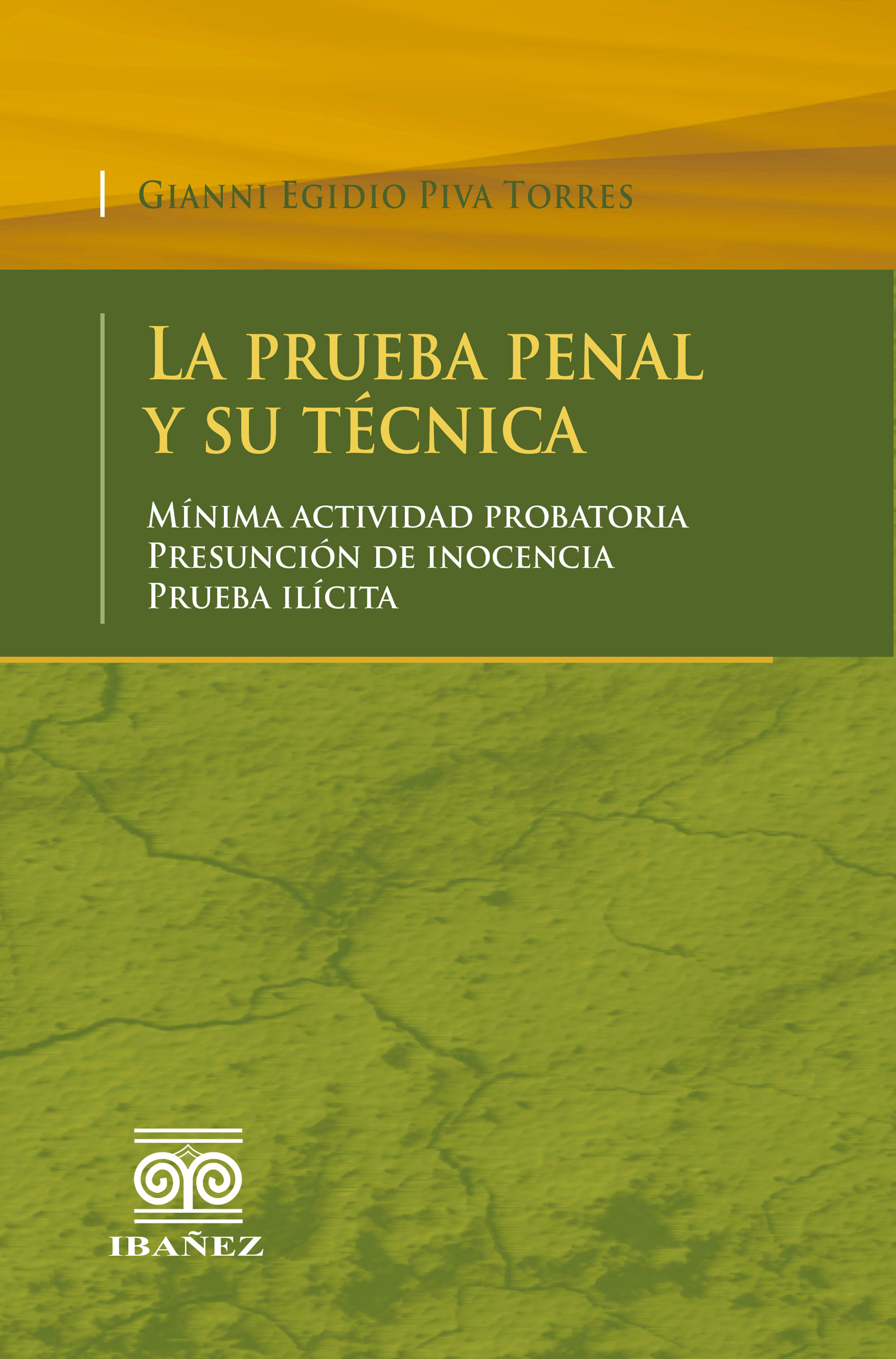 Portada de La prueba penal y su técnica