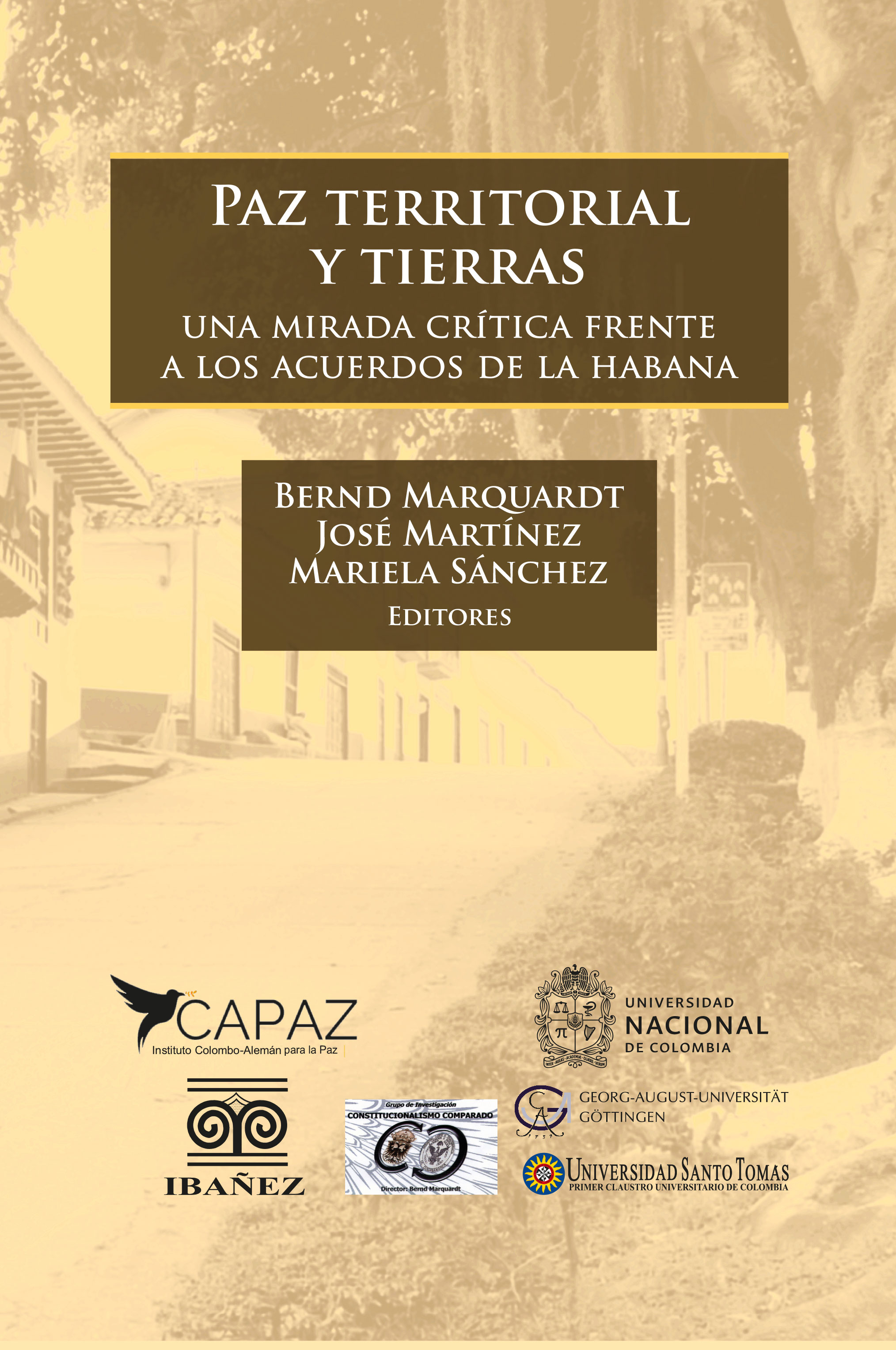 Portada de Paz territorial y tierras