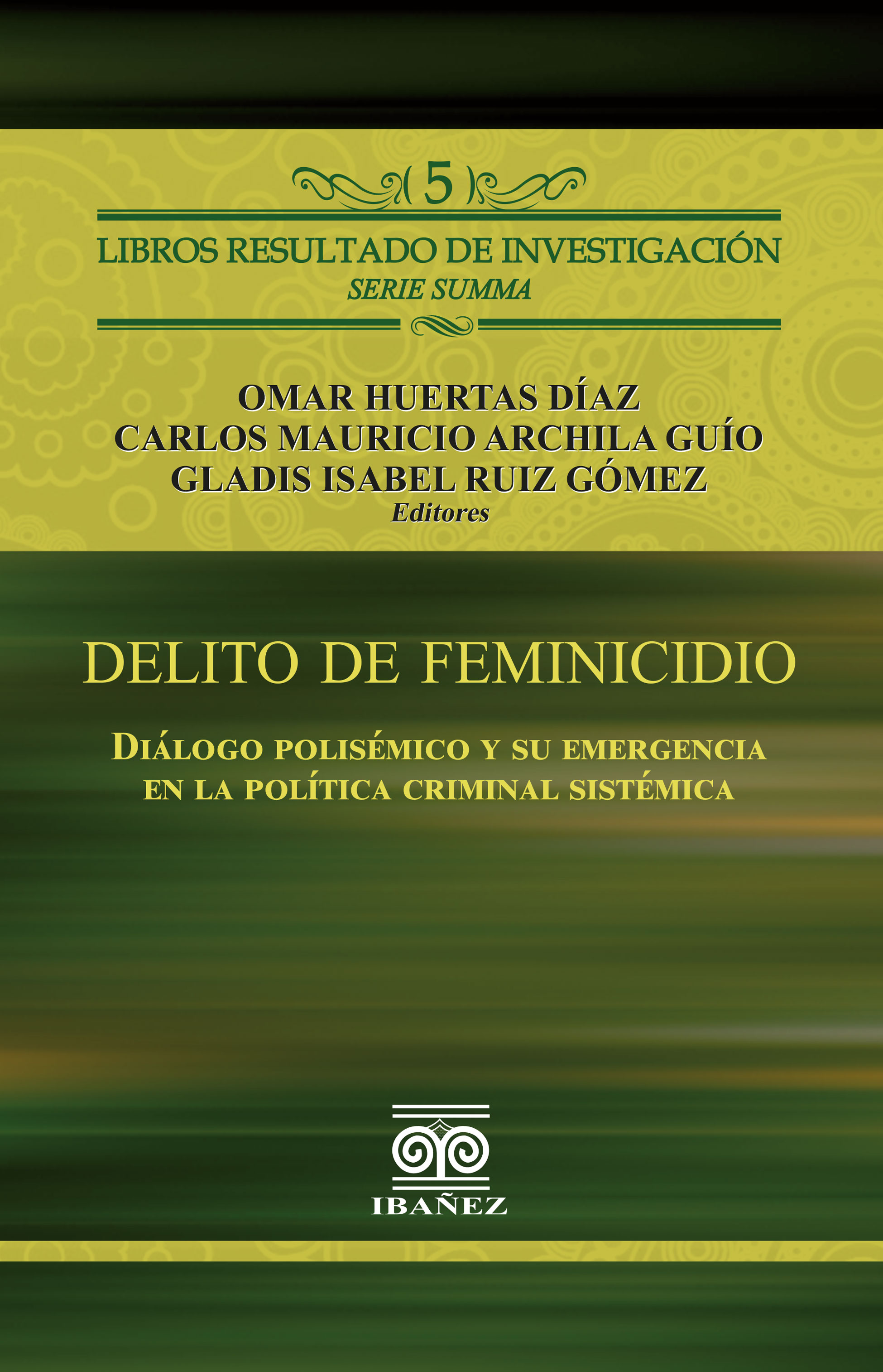 Portada de Delito de feminicidio