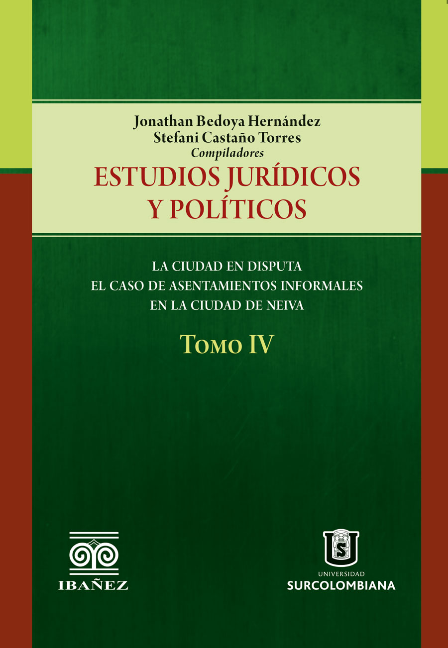 Portada de Estudios jurídicos y políticos. Tomo IV. La ciudad en disputa · Jonathan .Castaño Torres , Stefani Bedoya Hernández