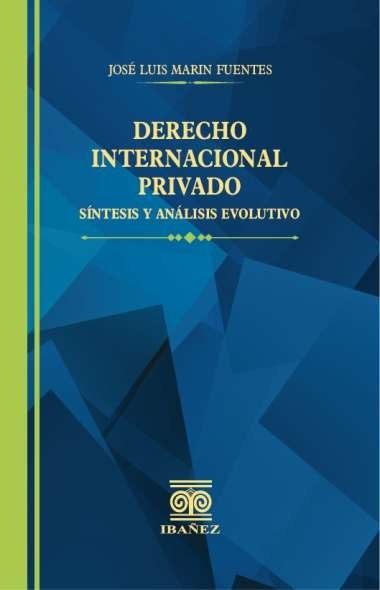 Portada de Derecho internacional privado · José Luis Marín Fuentes