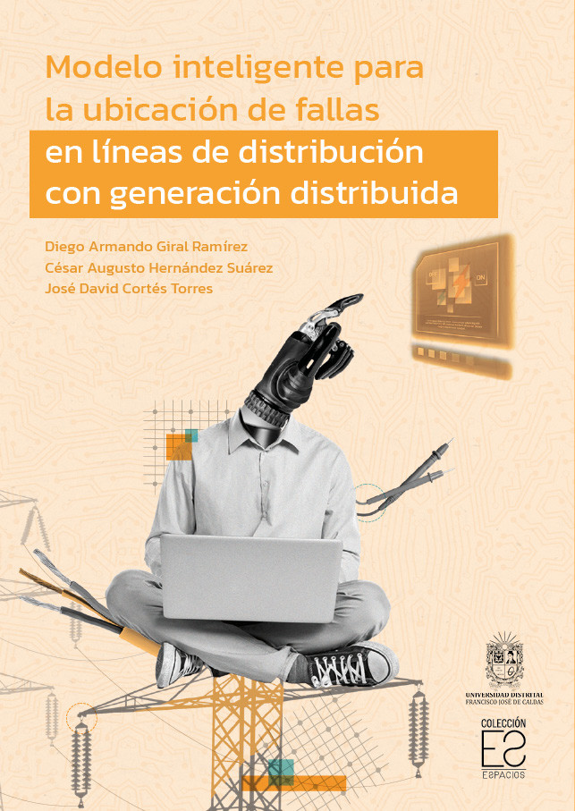 Portada de Modelo inteligente para la ubicación de fallas en líneas de distribución con generación distribuida