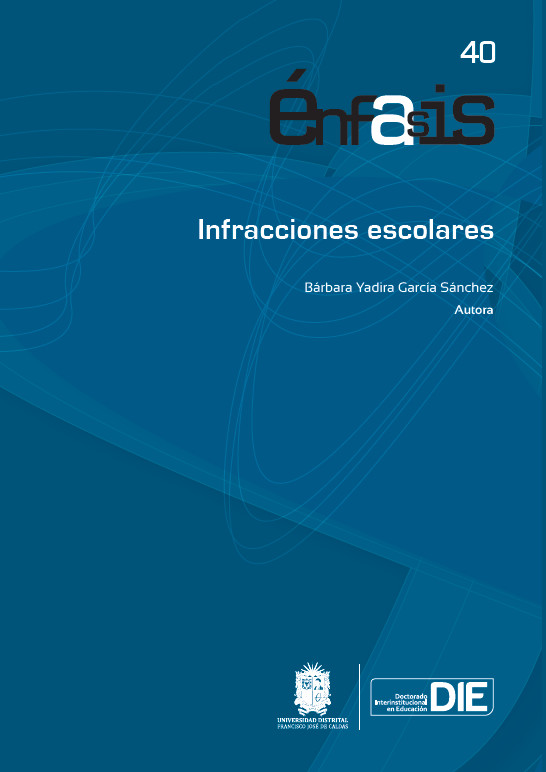 Portada de Infracciones escolares · Bárbara Yadira García Sánchez