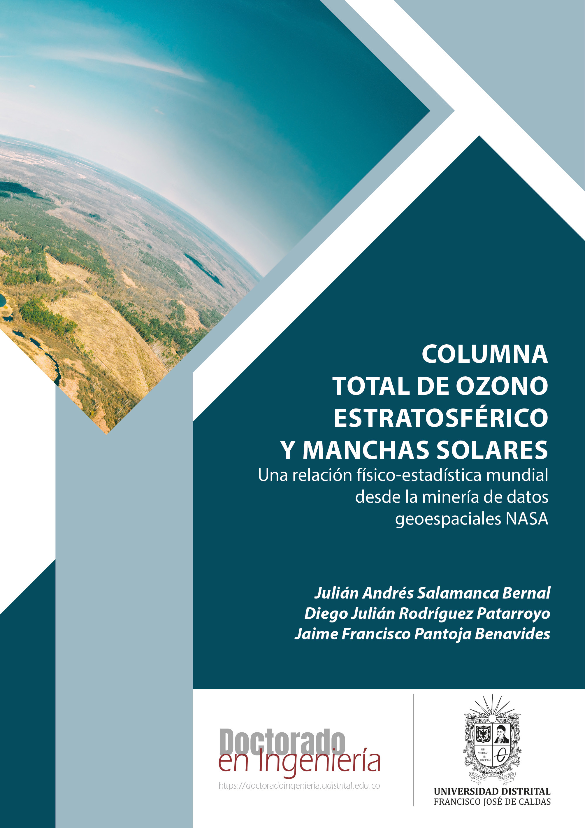 Portada de Columna total de ozono estratosférico y manchas solares