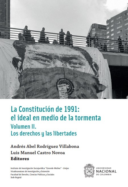 Portada de La Constitución de 1991: el ideal en medio de la tormenta