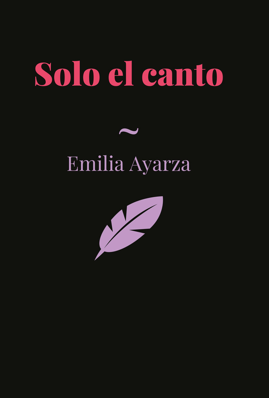 Portada de Sólo el canto