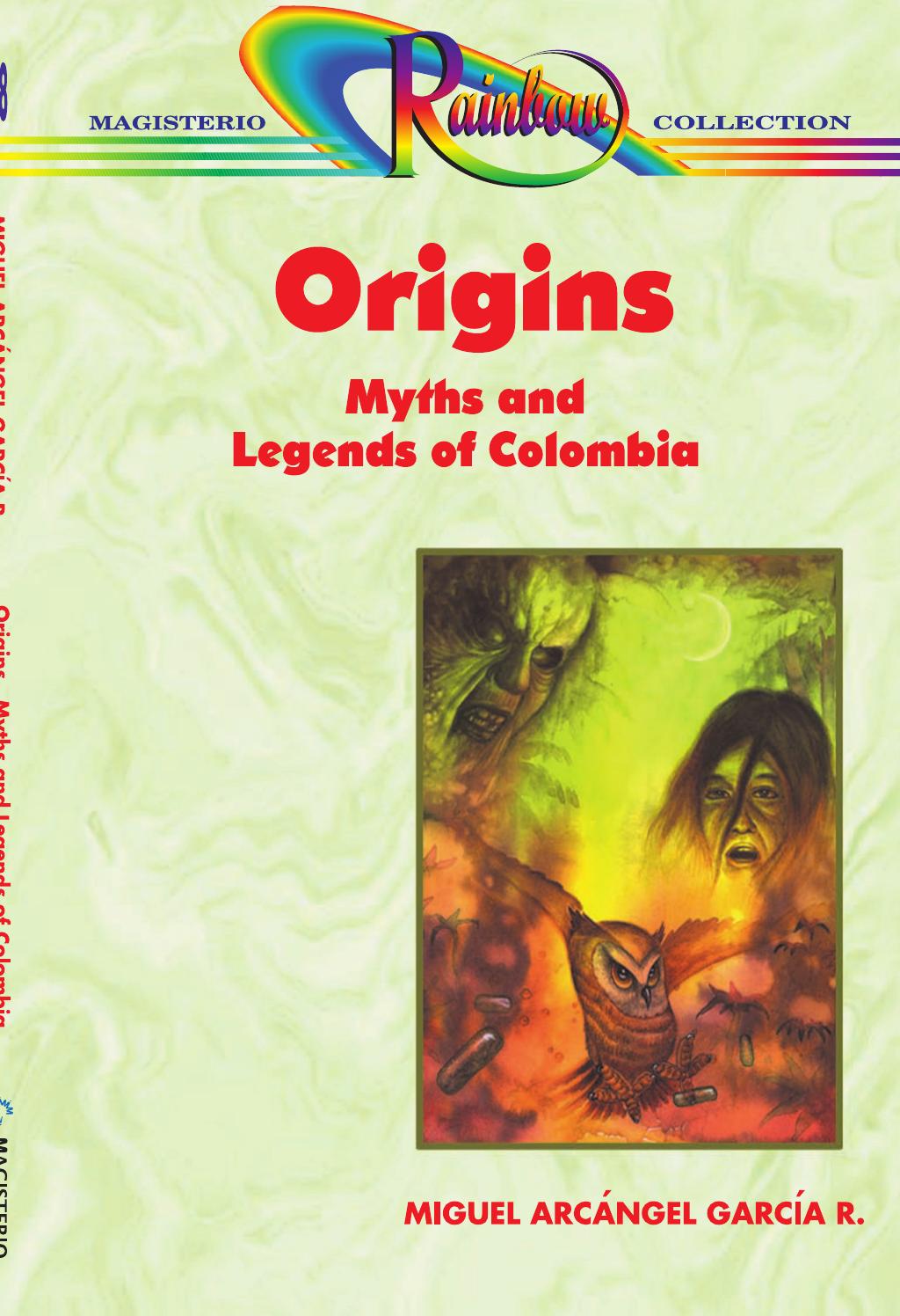 Portada de ORIGINS. MYTHS AND LEGENDS OF COLOMBIA