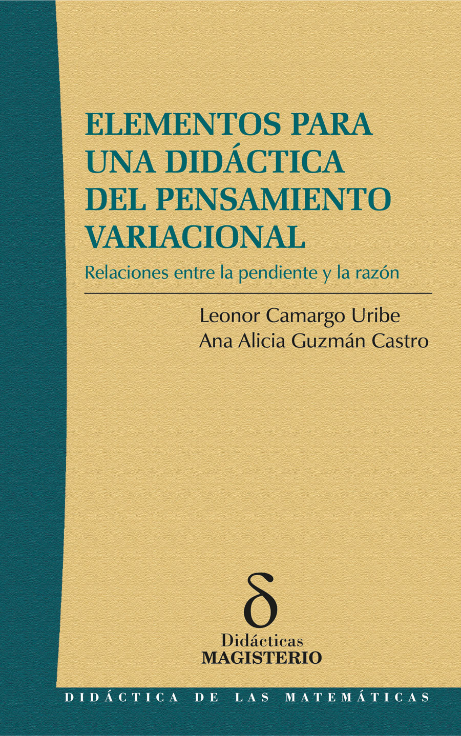 Portada de Elementos para una didáctica del pensamiento variacional