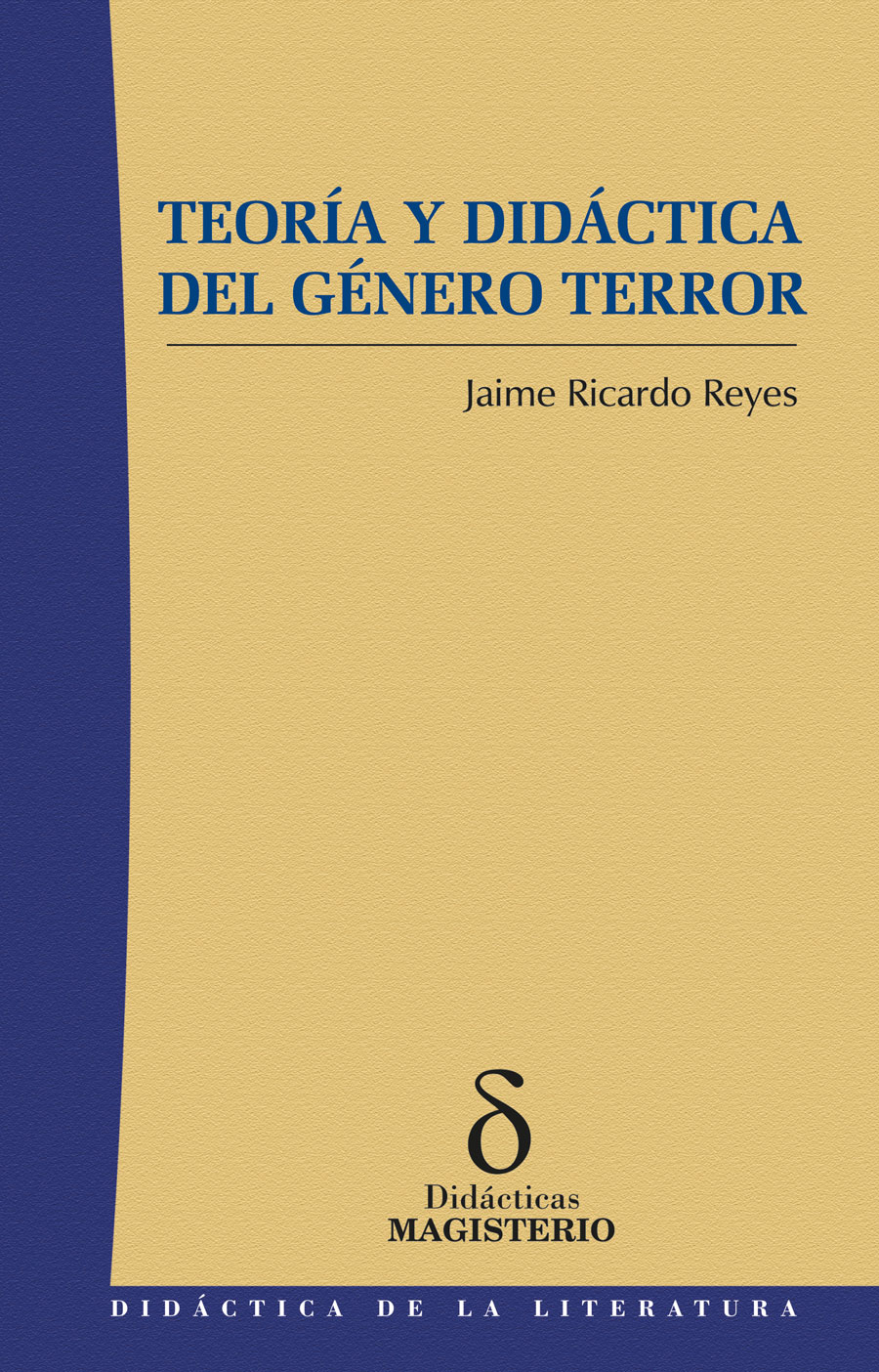 Portada de Teoría y didáctica del género terror