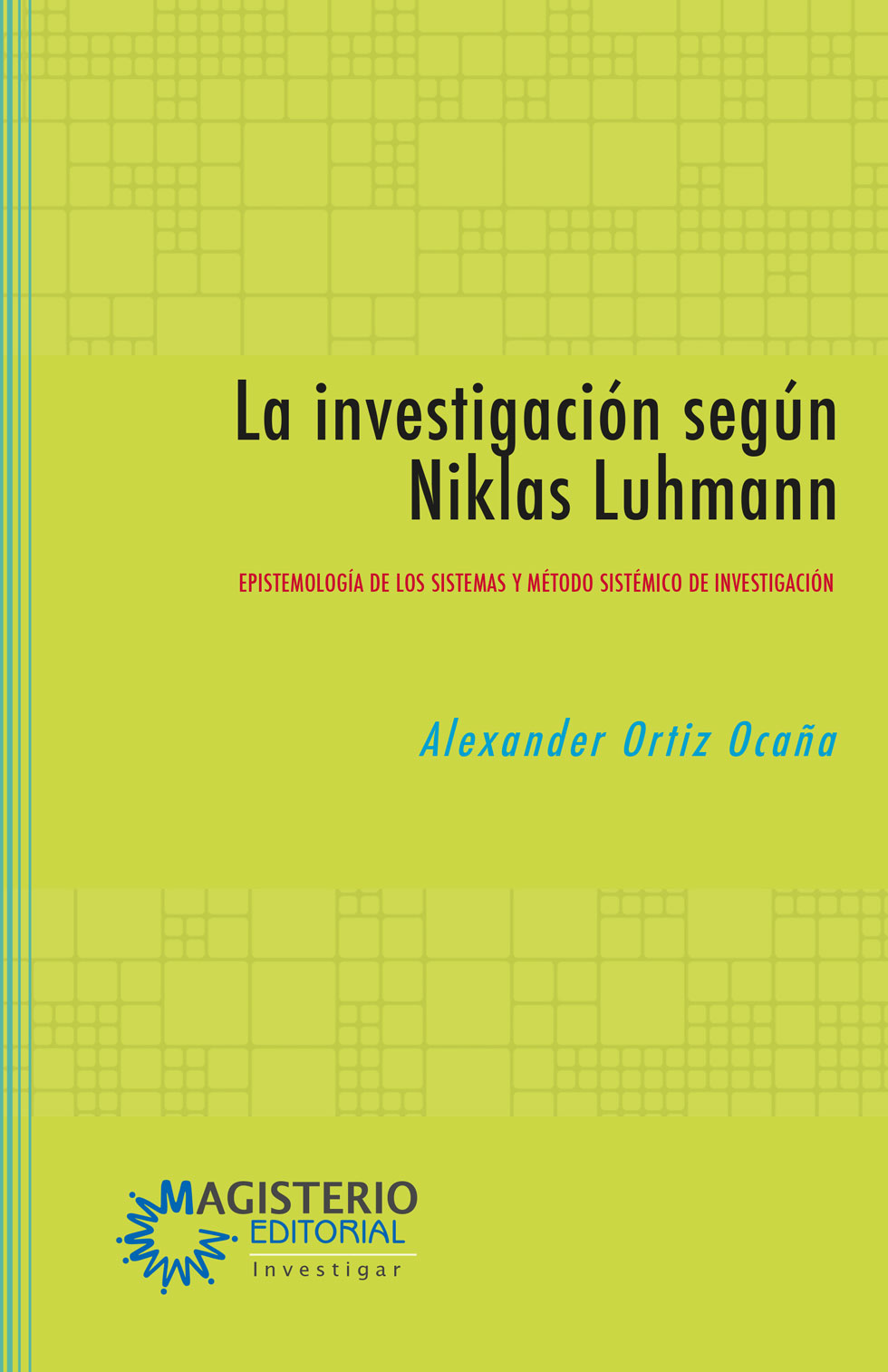 Portada de La investigación según Niklas Luhmann