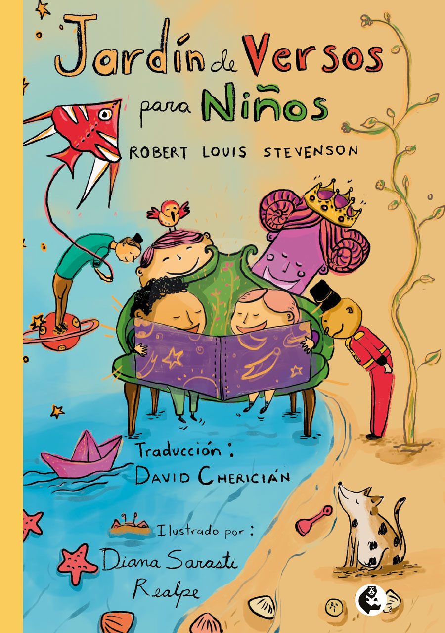 Portada de Jardín de versos para niños