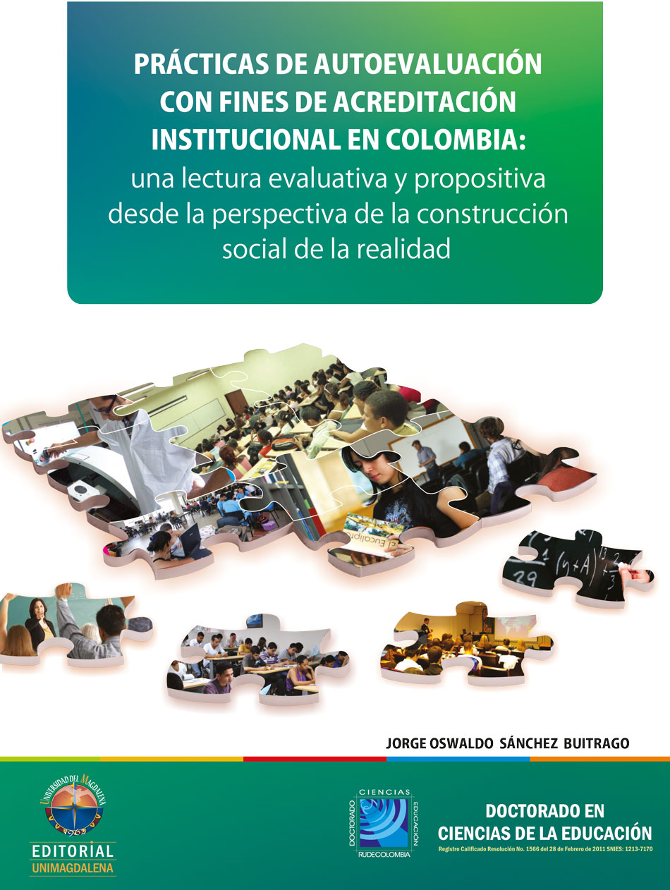 Portada de Prácticas de autoevaluación con fines de acreditación institucional en Colombia