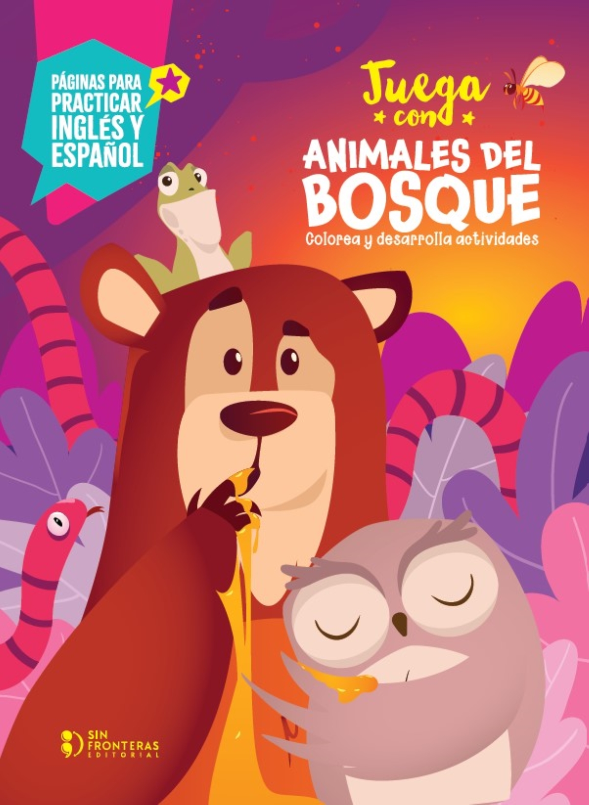 Portada de Juega con Animales del Bosque