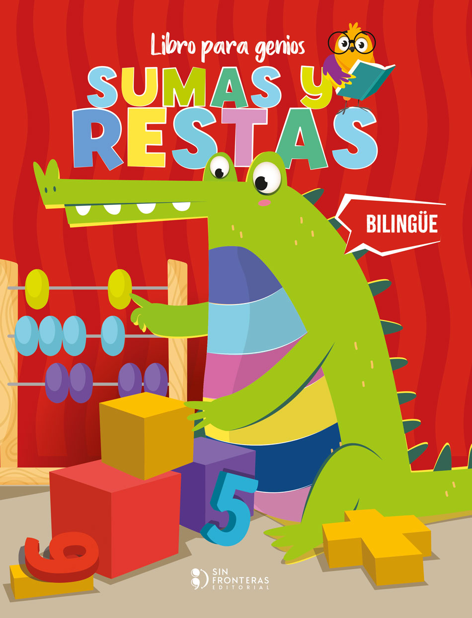 Portada de Libros para genios SUMAS Y RESTAS