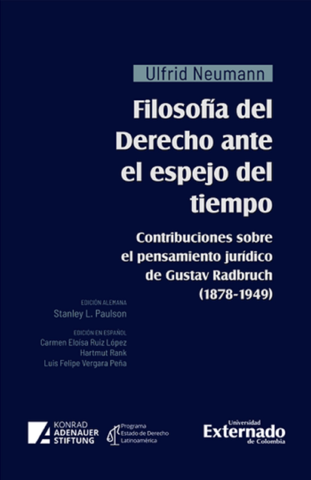 Portada de Filosofía del Derecho ante el espejo del tiempo