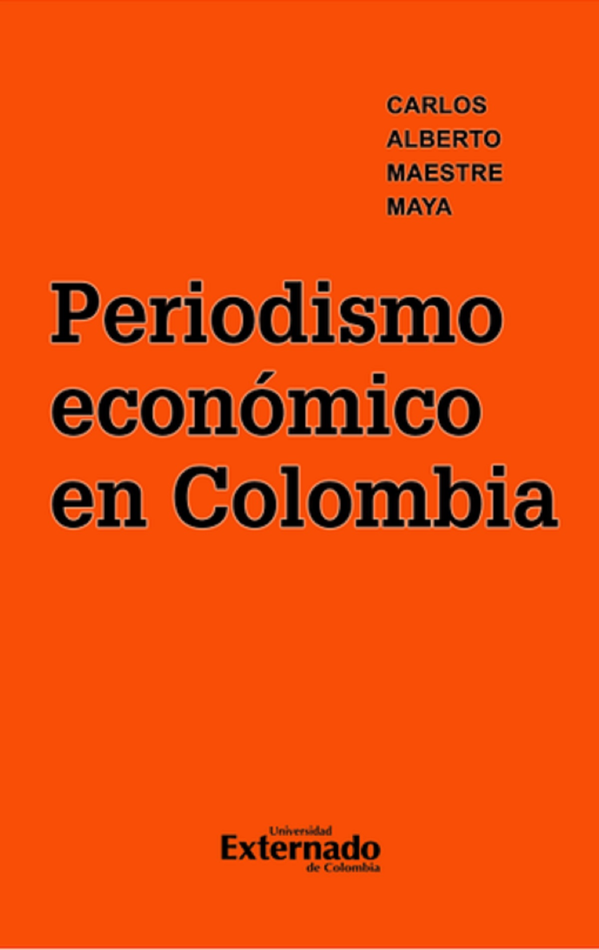 Portada de Periodismo económico en Colombia
