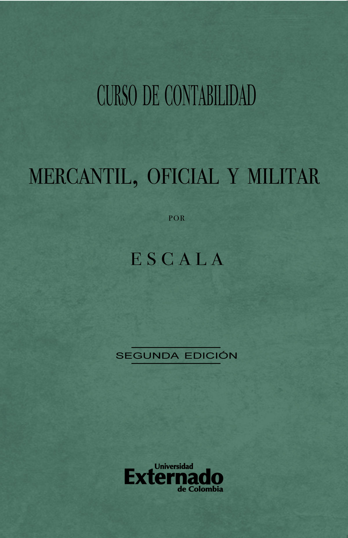 Portada de Curso de contabilidad mercantil, oficial y militar